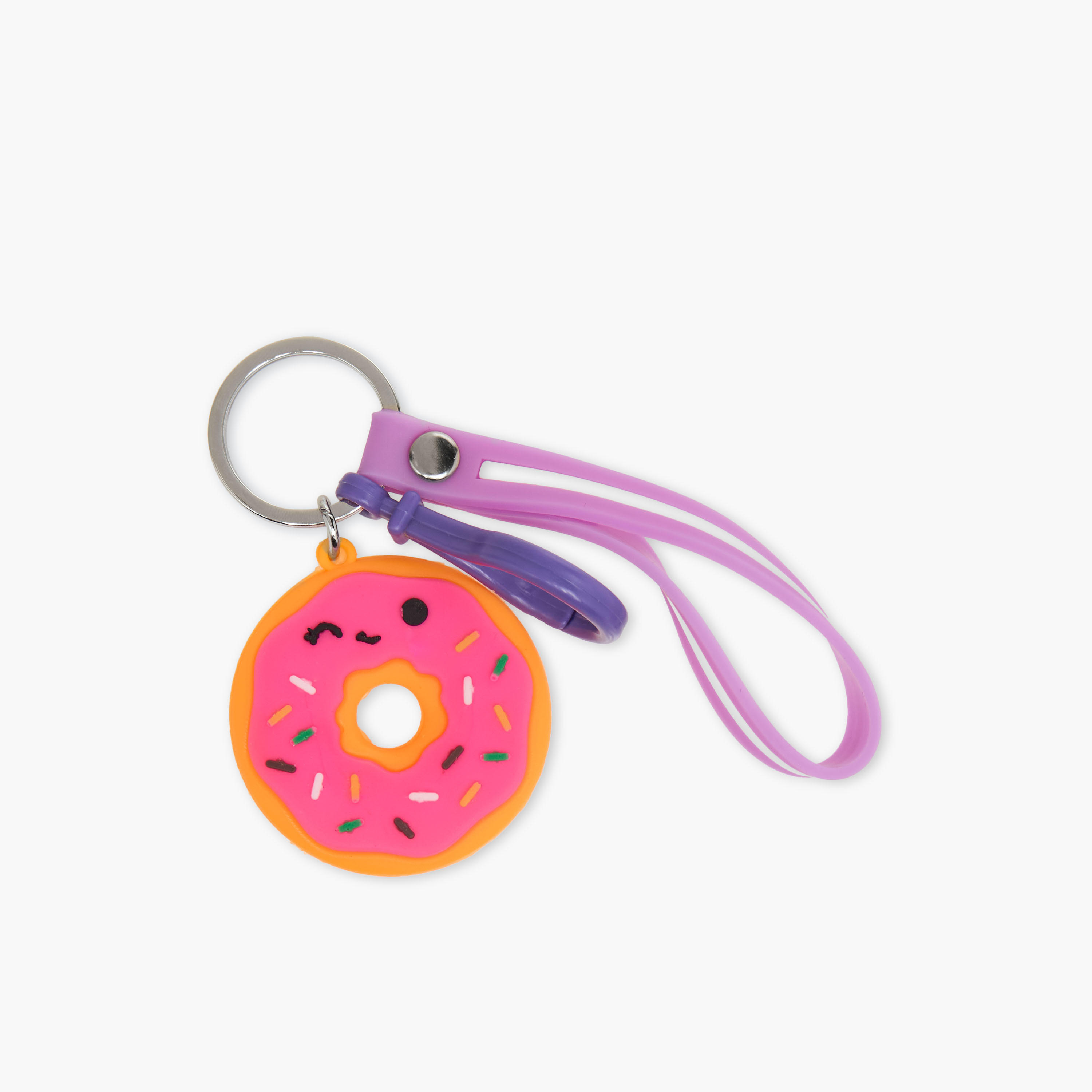 Girls Keyring with Donut Charm-girls-accessories-keyringsandbagcharms-image-2