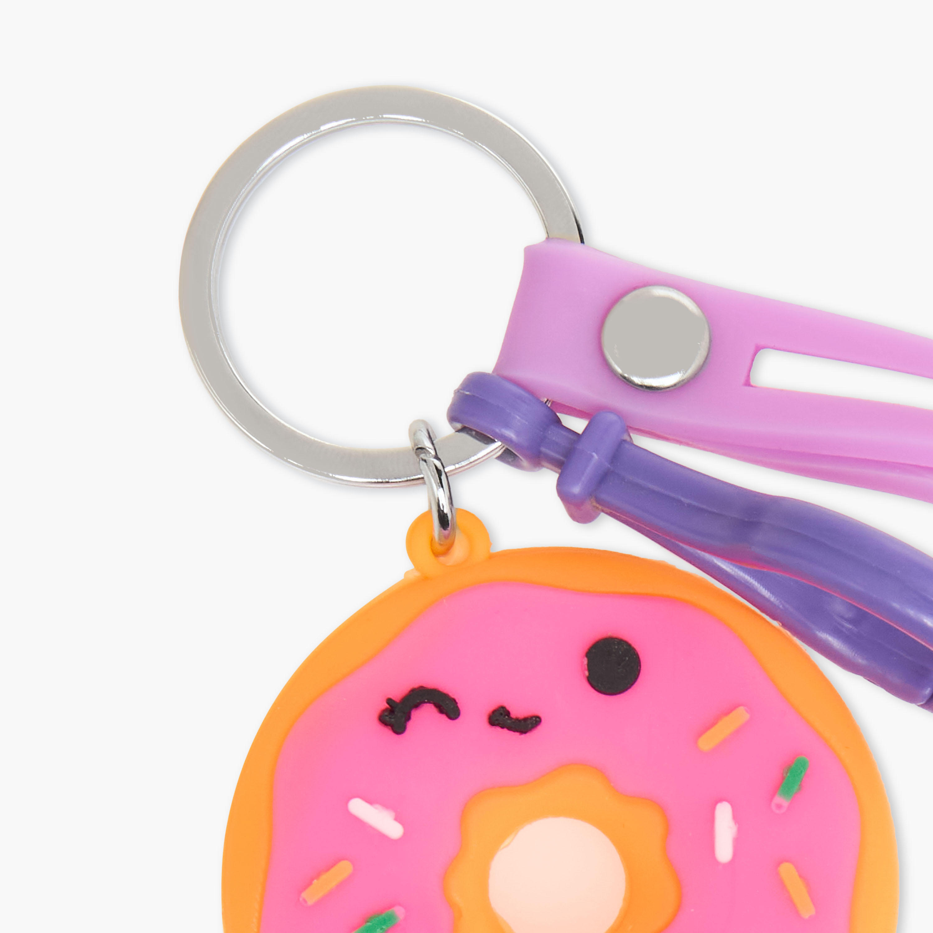 Girls Keyring with Donut Charm-girls-accessories-keyringsandbagcharms-image-3