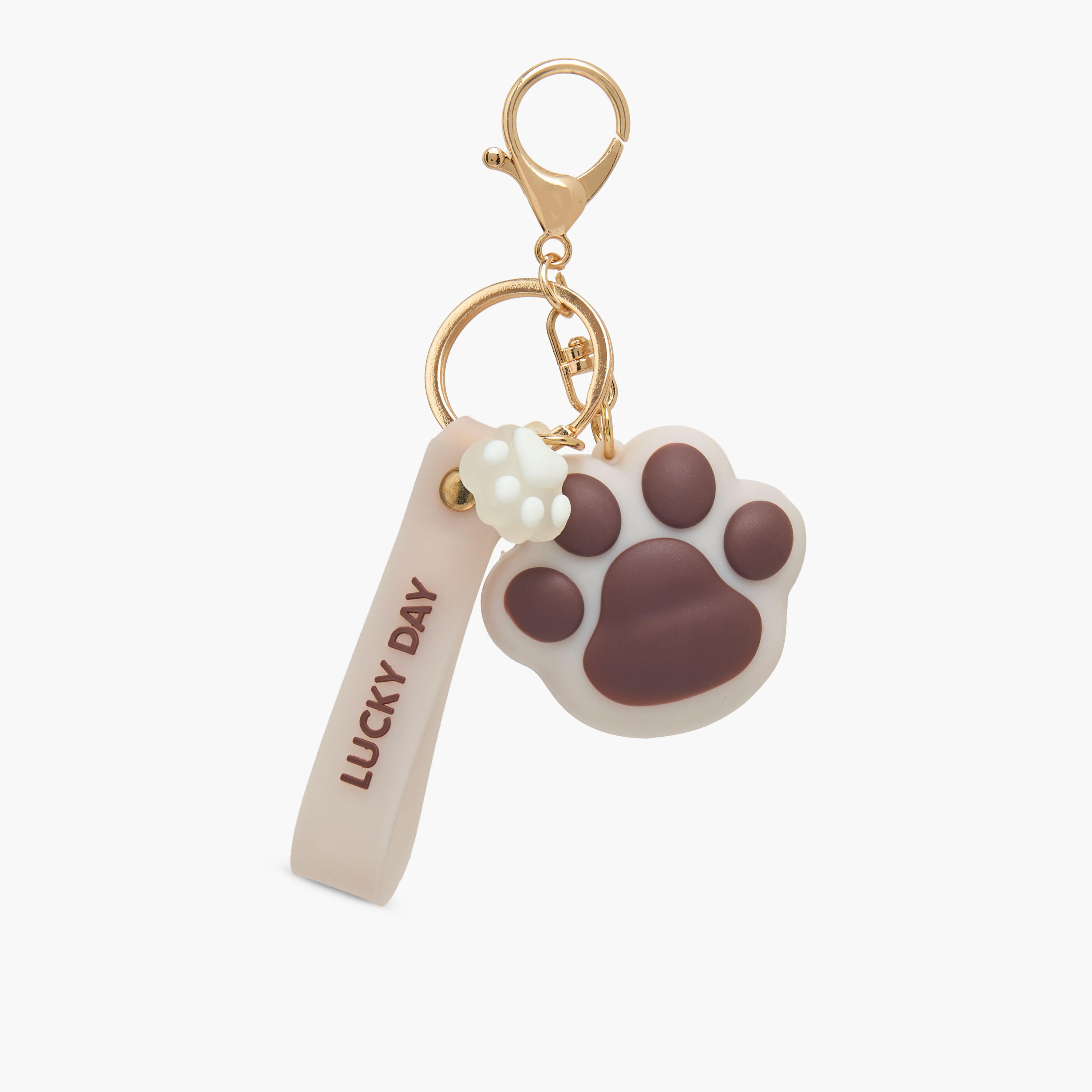 Girls Keyring with Paw Charm-girls-accessories-keyringsandbagcharms-image-1