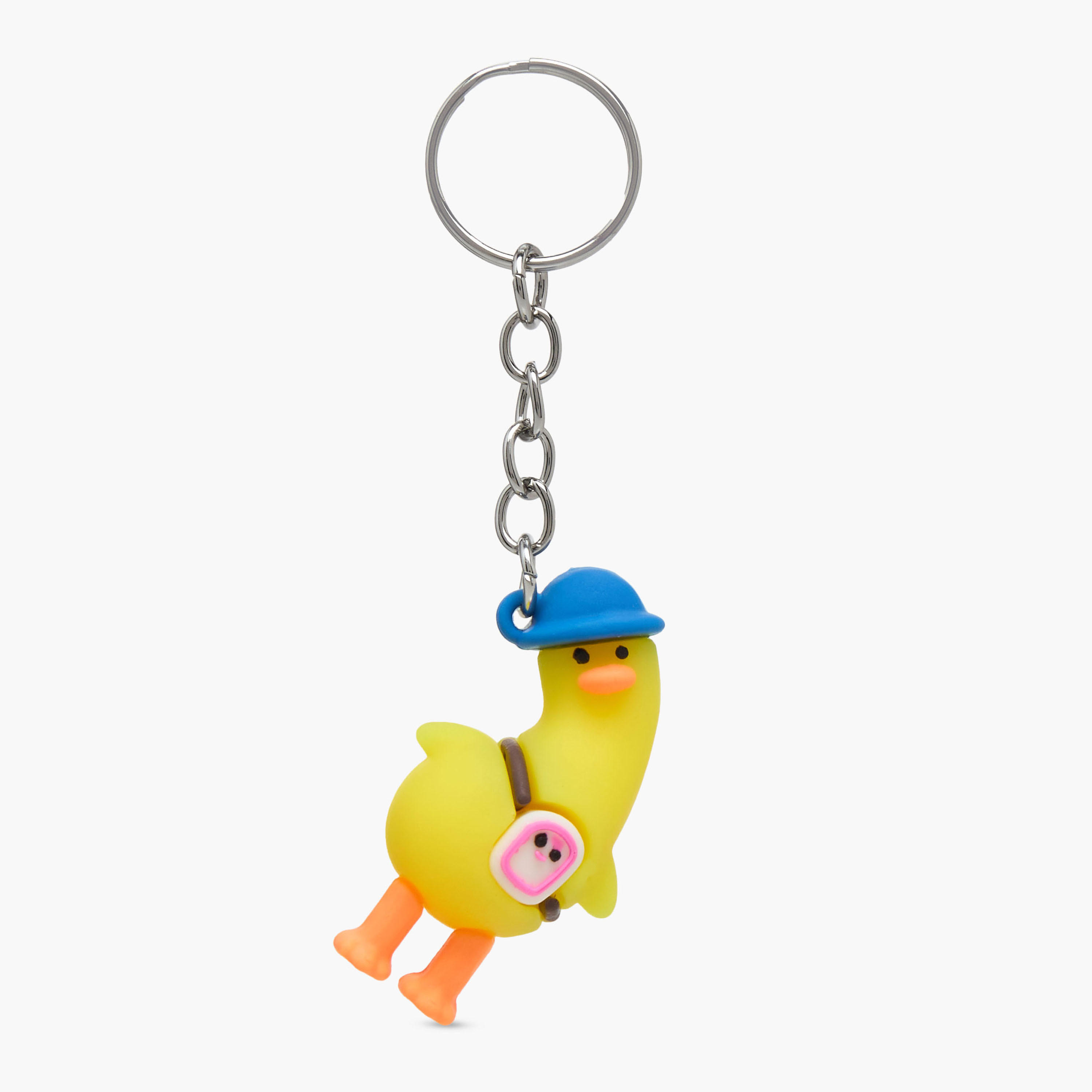 Girls Key Ring with Duck Charm-girls-accessories-keyringsandbagcharms-image-1
