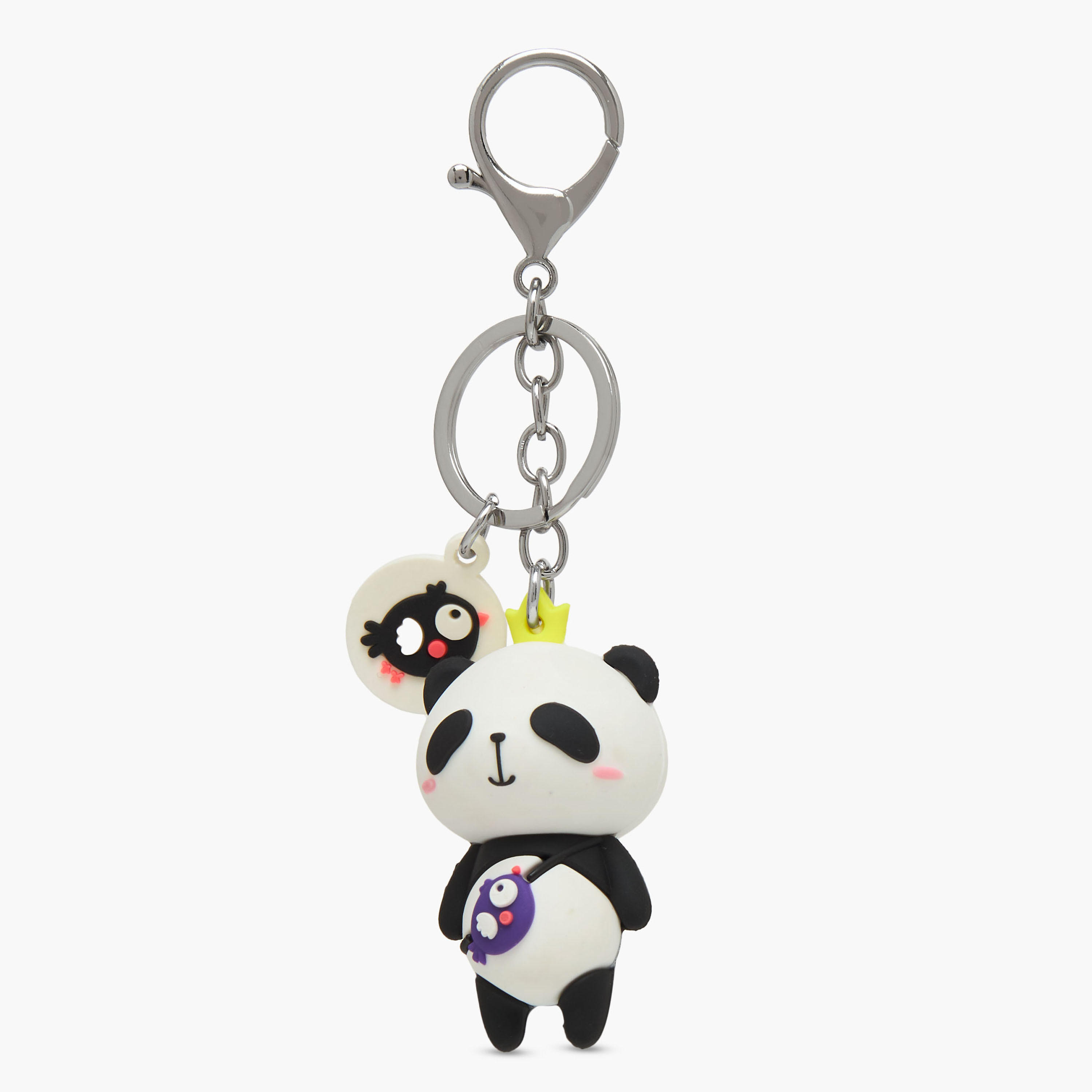 Girls Key Ring with Panda Charm-girls-accessories-keyringsandbagcharms-image-1