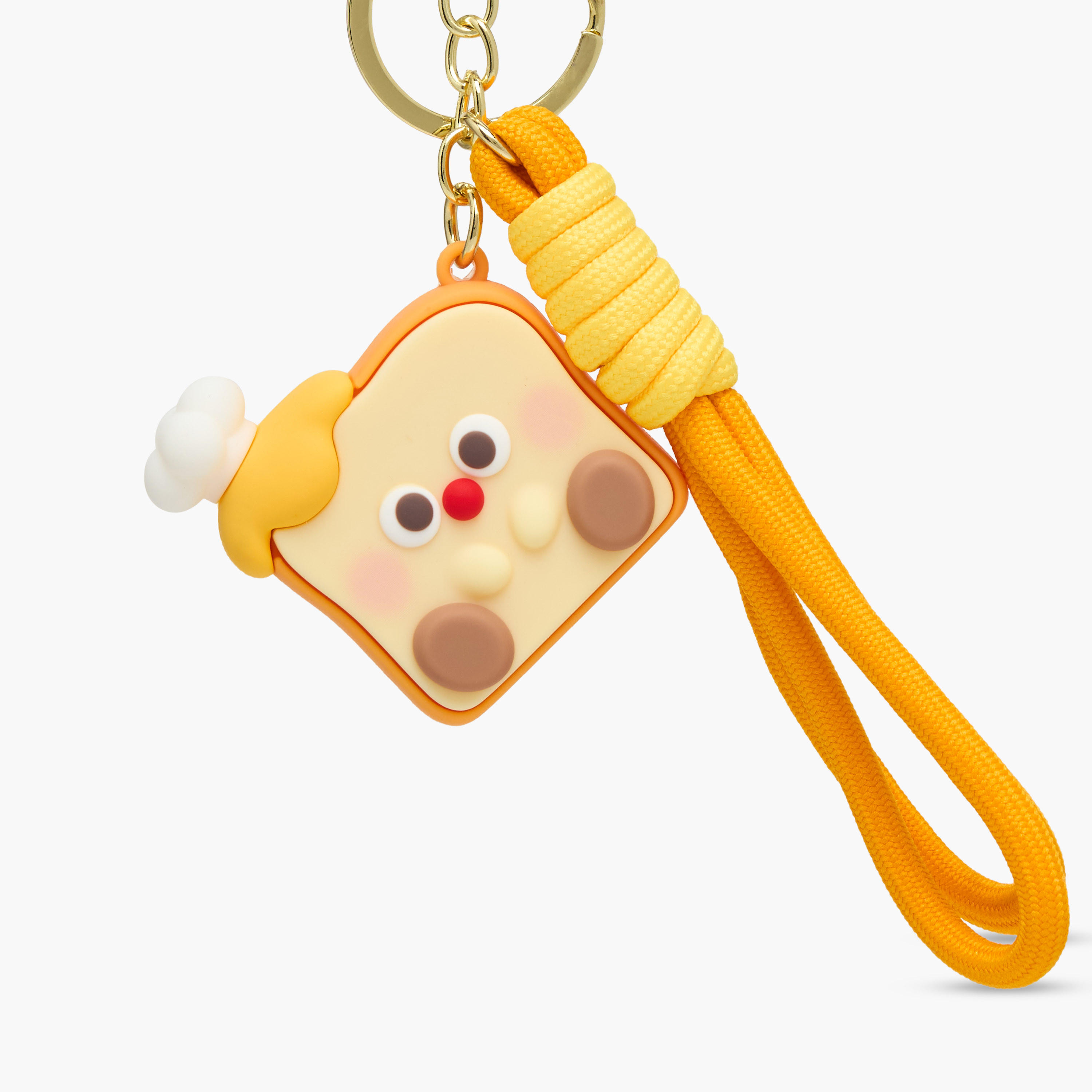 Girls Key Ring with Bread Charm-girls-accessories-keyringsandbagcharms-image-3