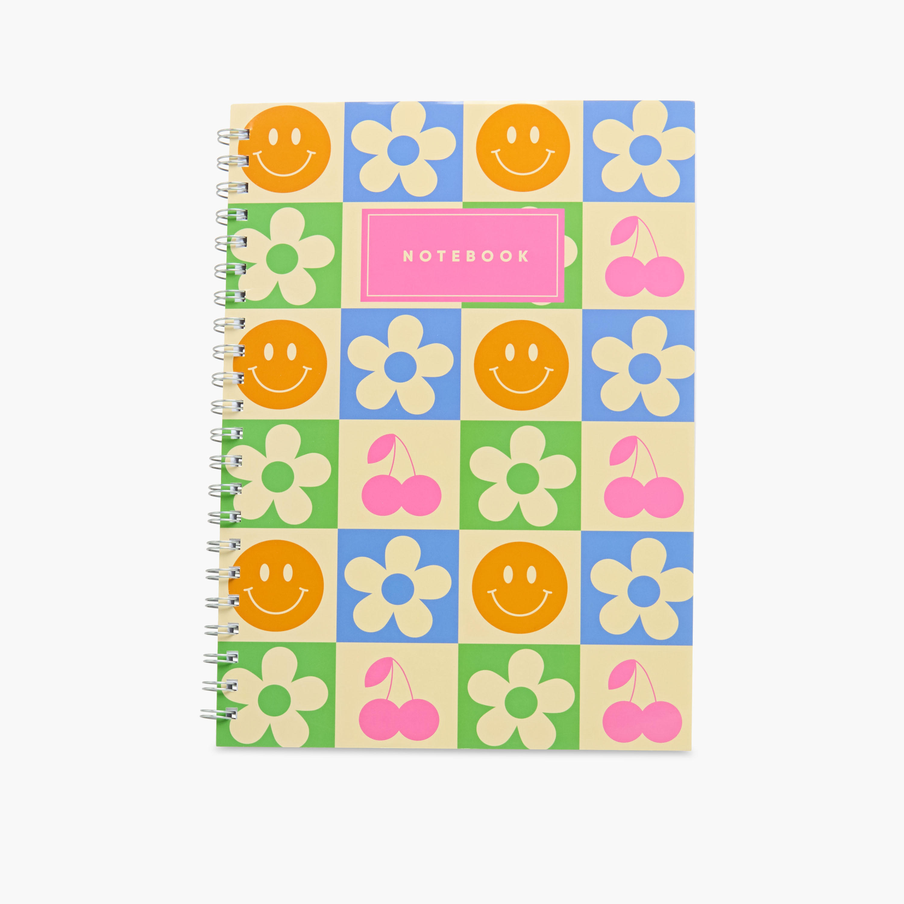 Smiley Print Spiral Notebook-school-stationery-notebooks-image-1