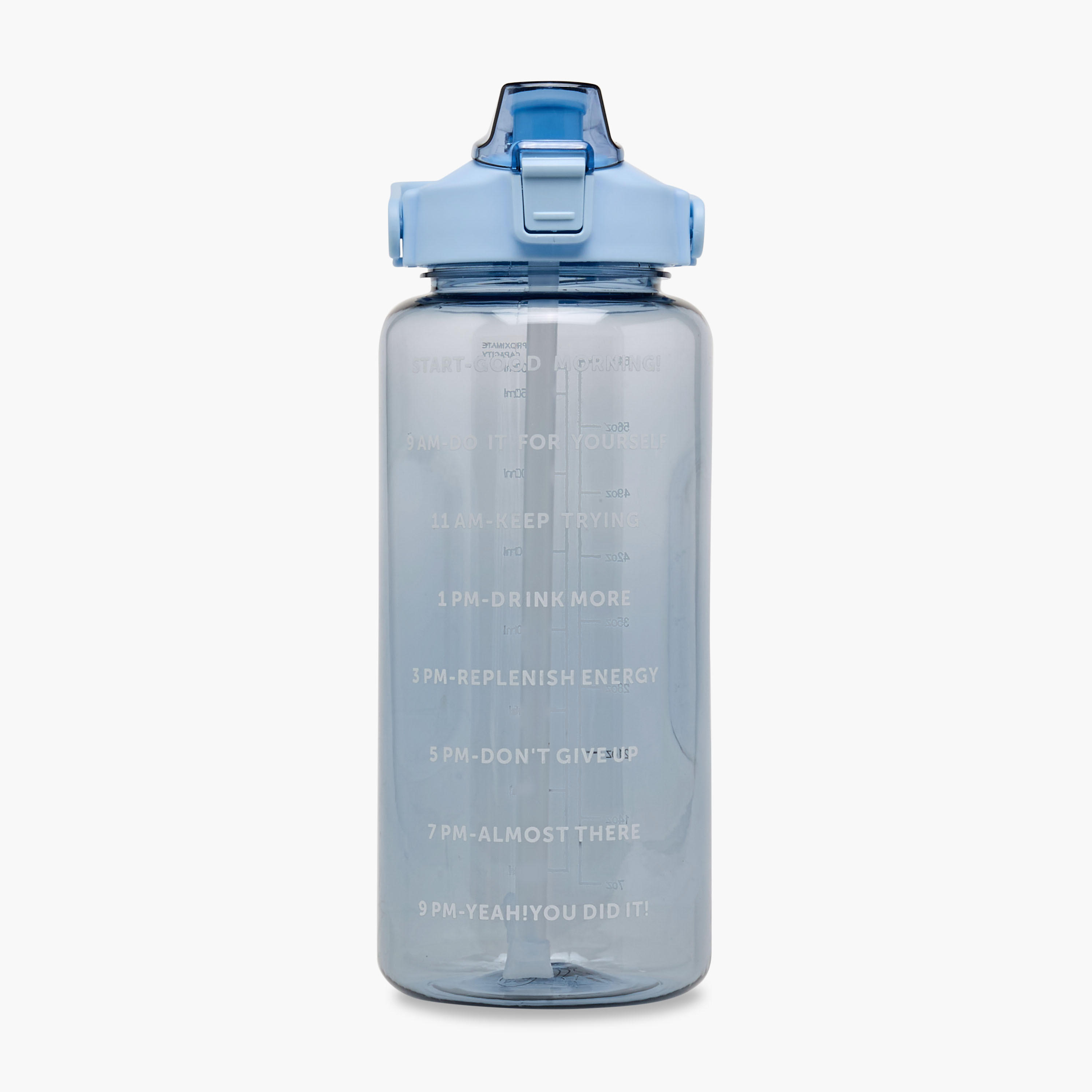Time Print Single Wall Water Bottle - 2 L-household-dining-drinkserveware-bottles-image-1