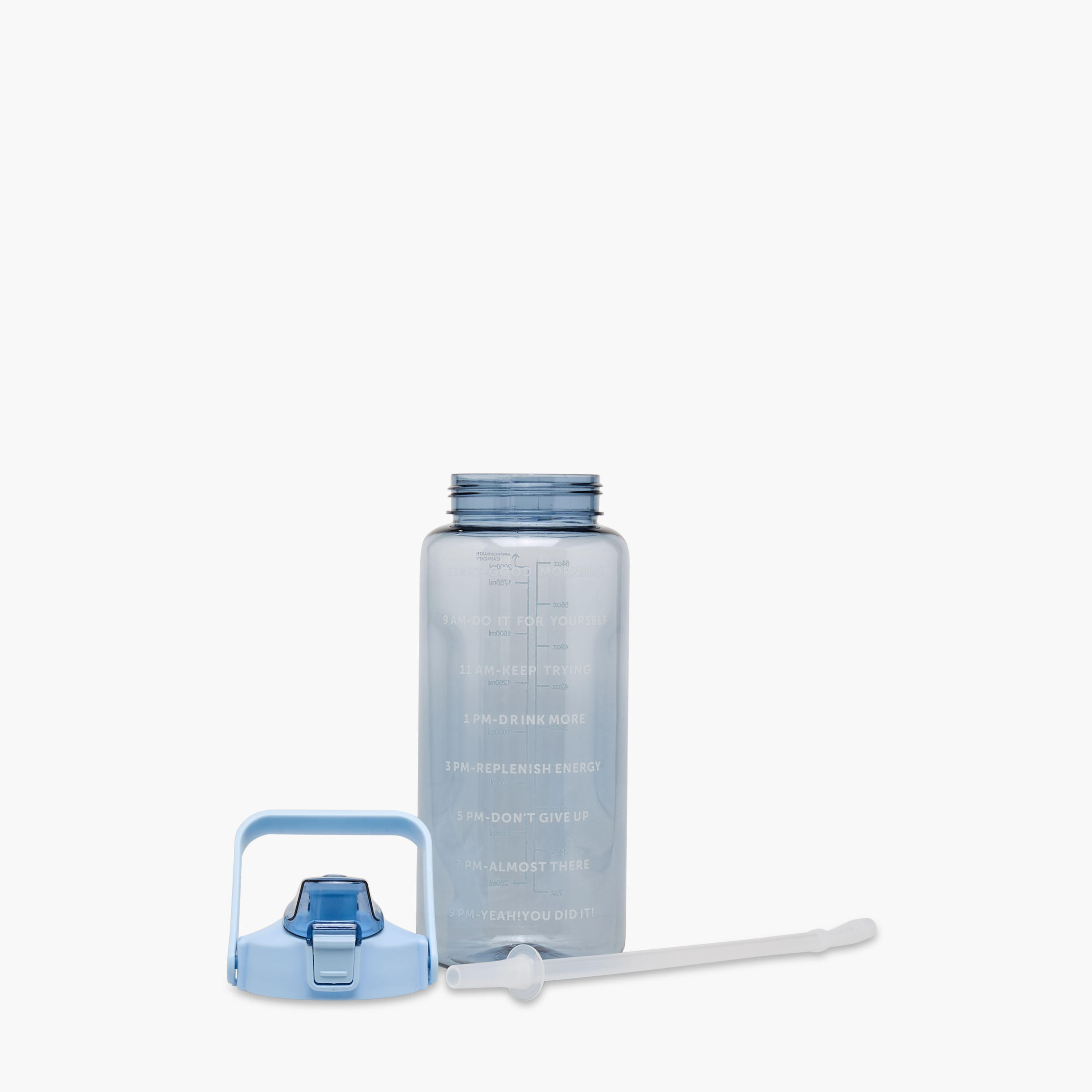 Time Print Single Wall Water Bottle - 2 L-household-dining-drinkserveware-bottles-image-2