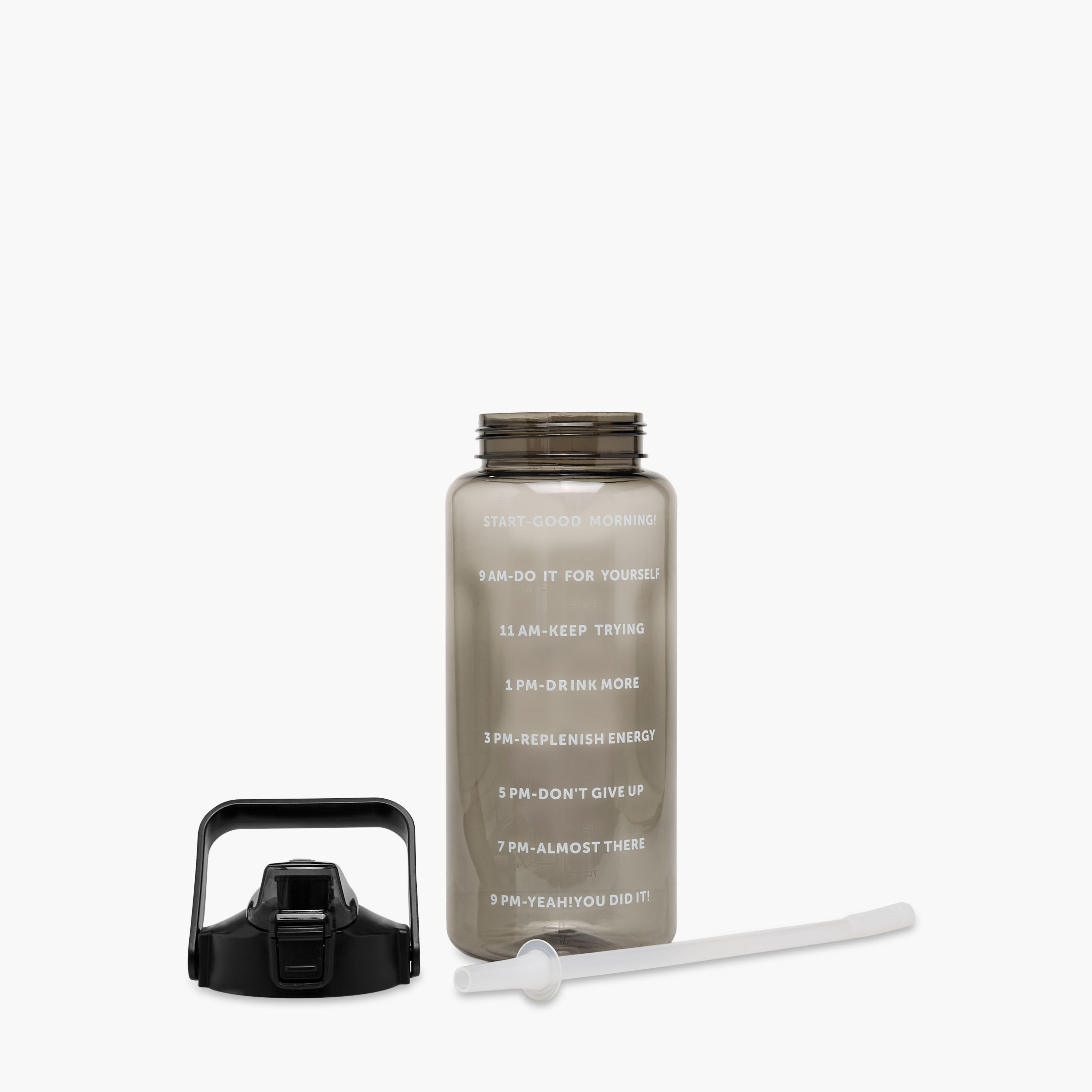 Time Print Single Wall Water Bottle - 2 L-household-dining-drinkserveware-bottles-image-2