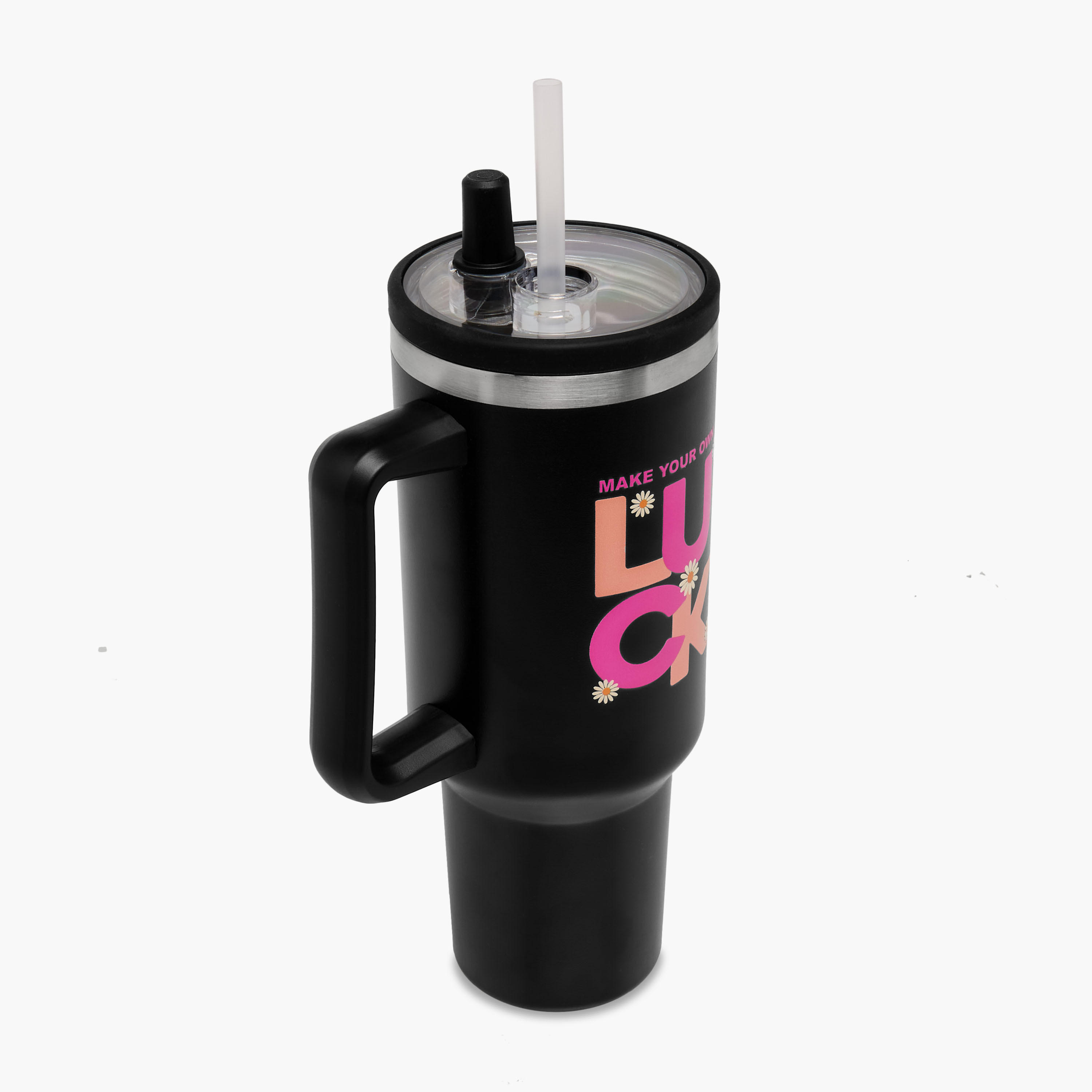 Luck Print Double Wall Vaccum Sipper - 1.2 L-school-waterbottles-image-3