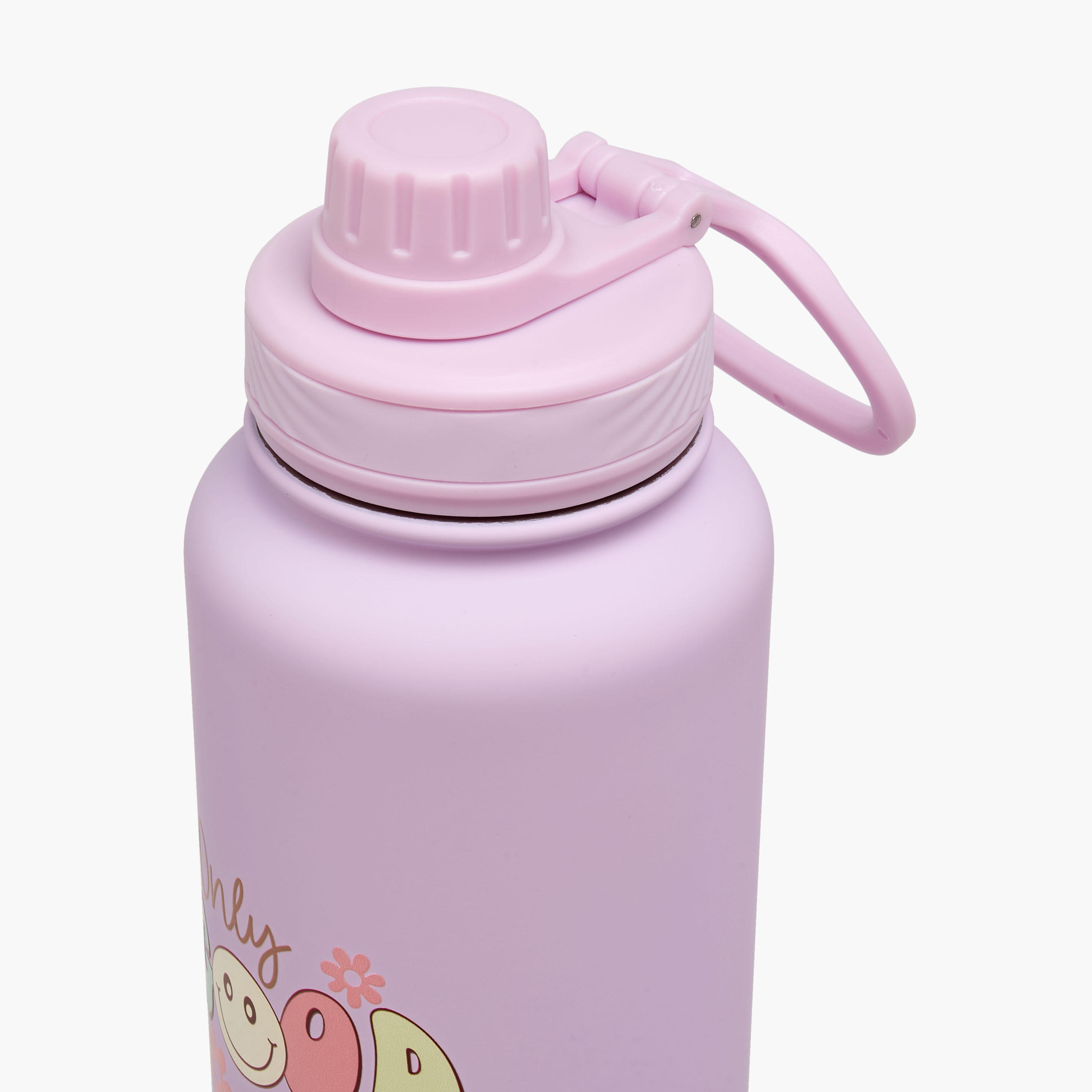 Only Good Vibes Print Double Wall Water Bottle - 1 L-household-dining-drinkserveware-bottles-image-3