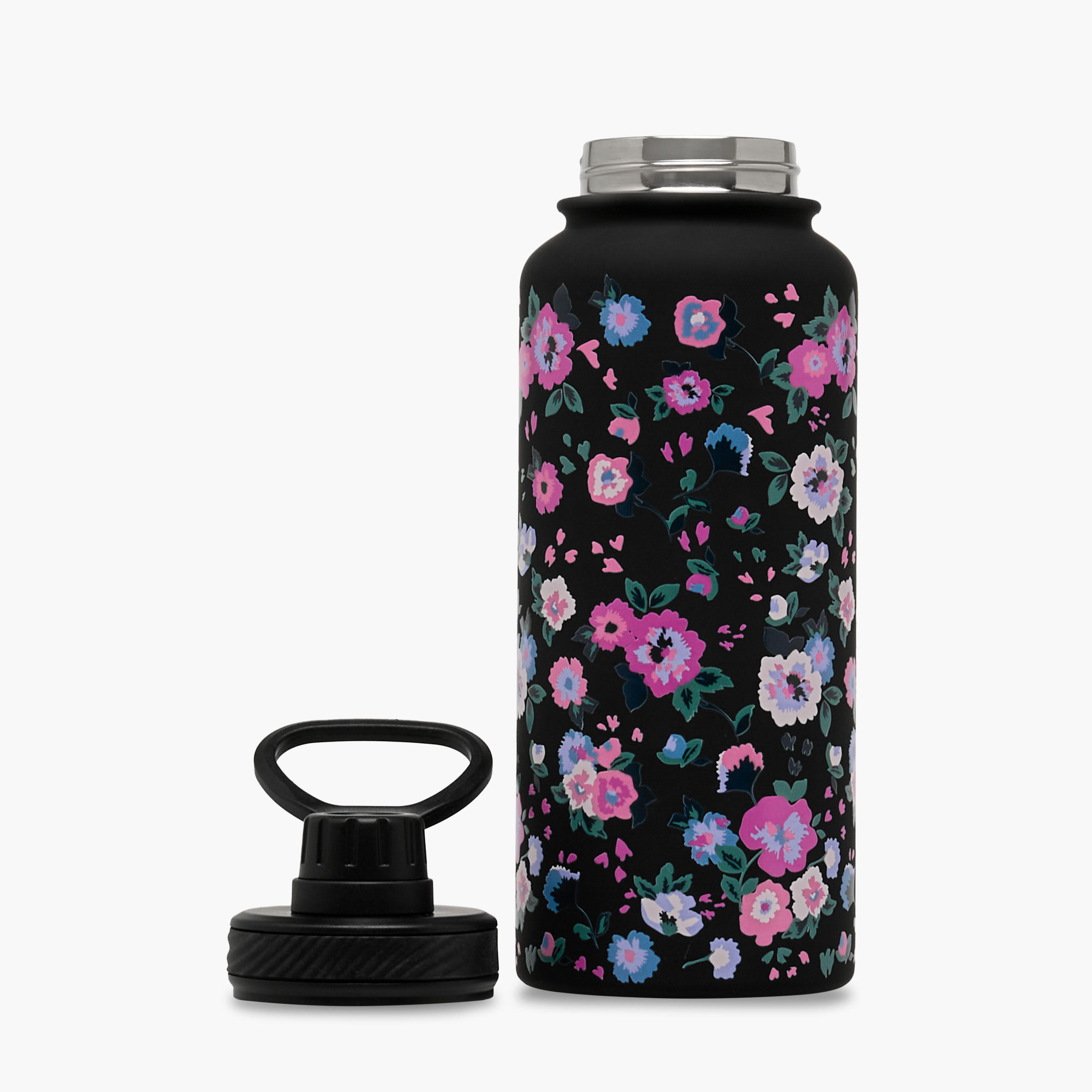 Floral Print Double Wall Water Bottle - 1 L-household-dining-drinkserveware-bottles-image-2