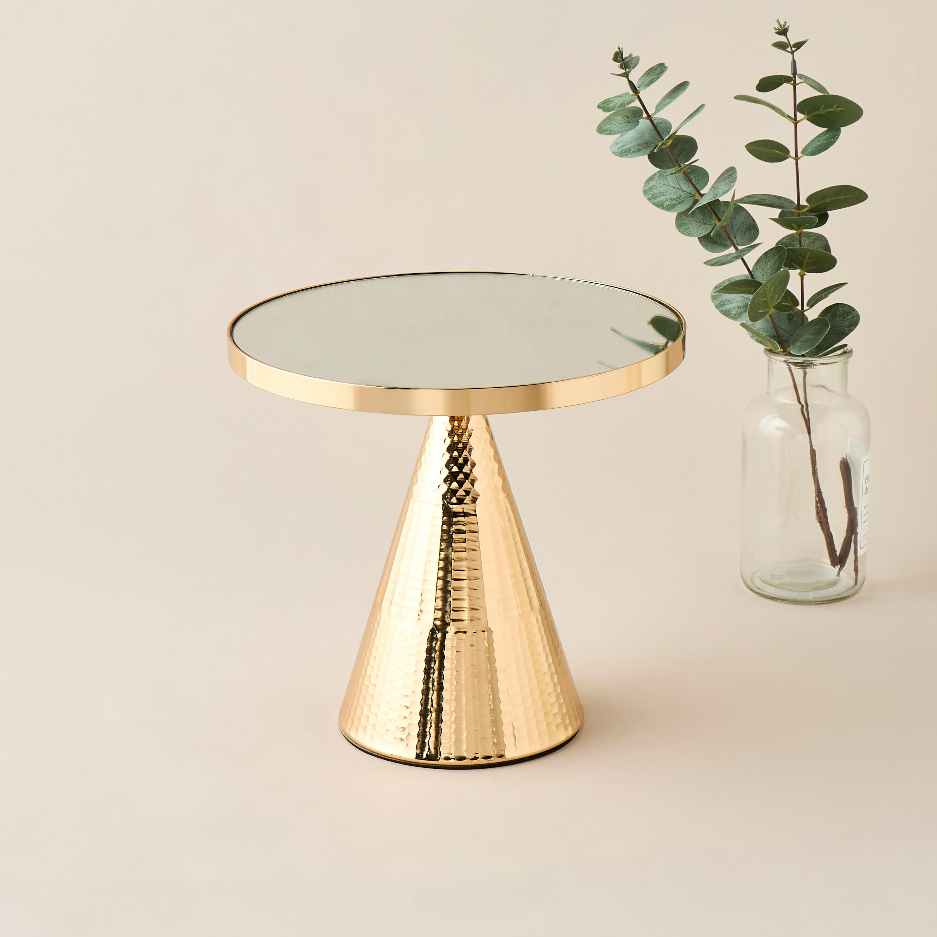 Decorative Stand with Glass Base - 26x23 cms-household-decor-boxesandtrays-image-1