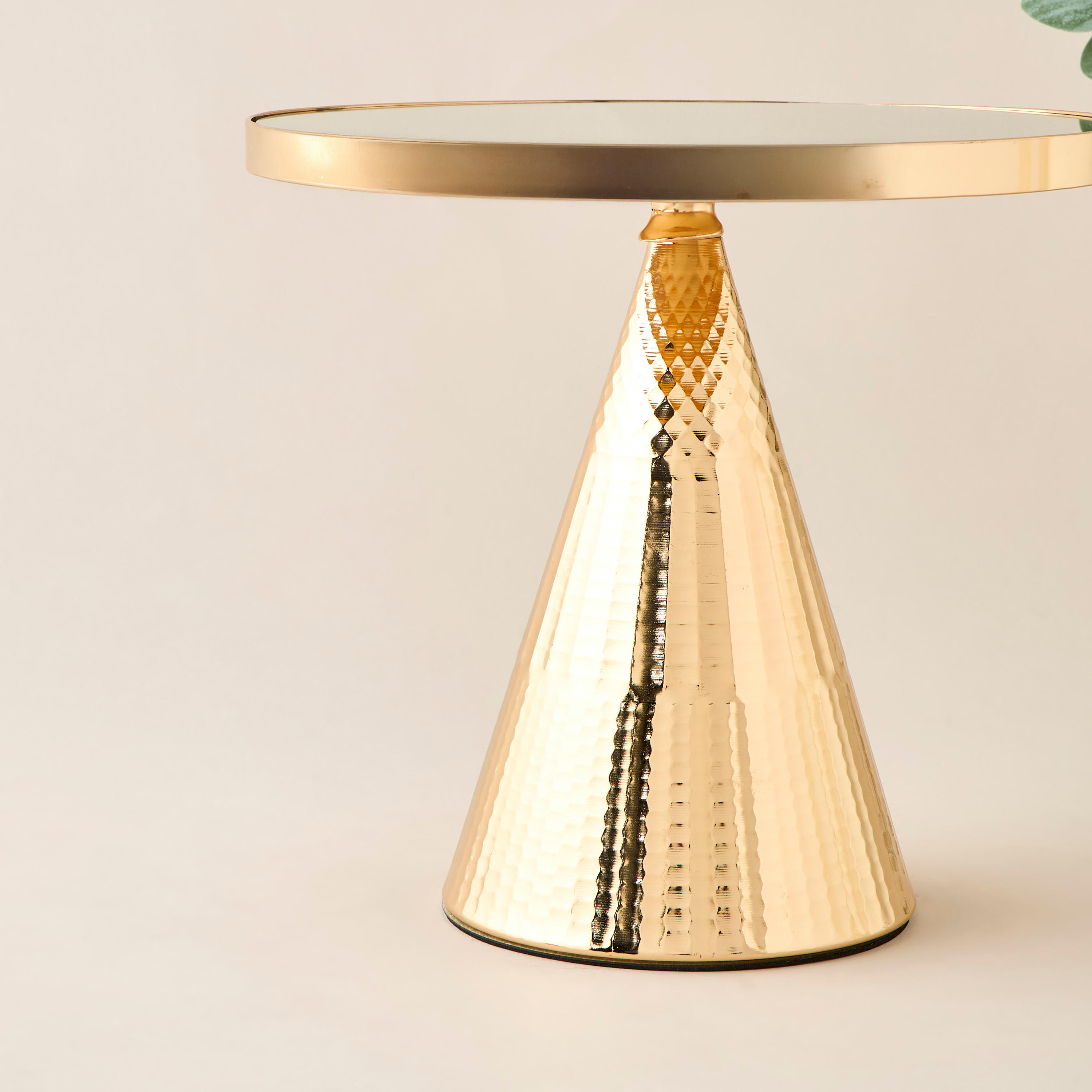 Decorative Stand with Glass Base - 26x23 cms-household-decor-boxesandtrays-image-3