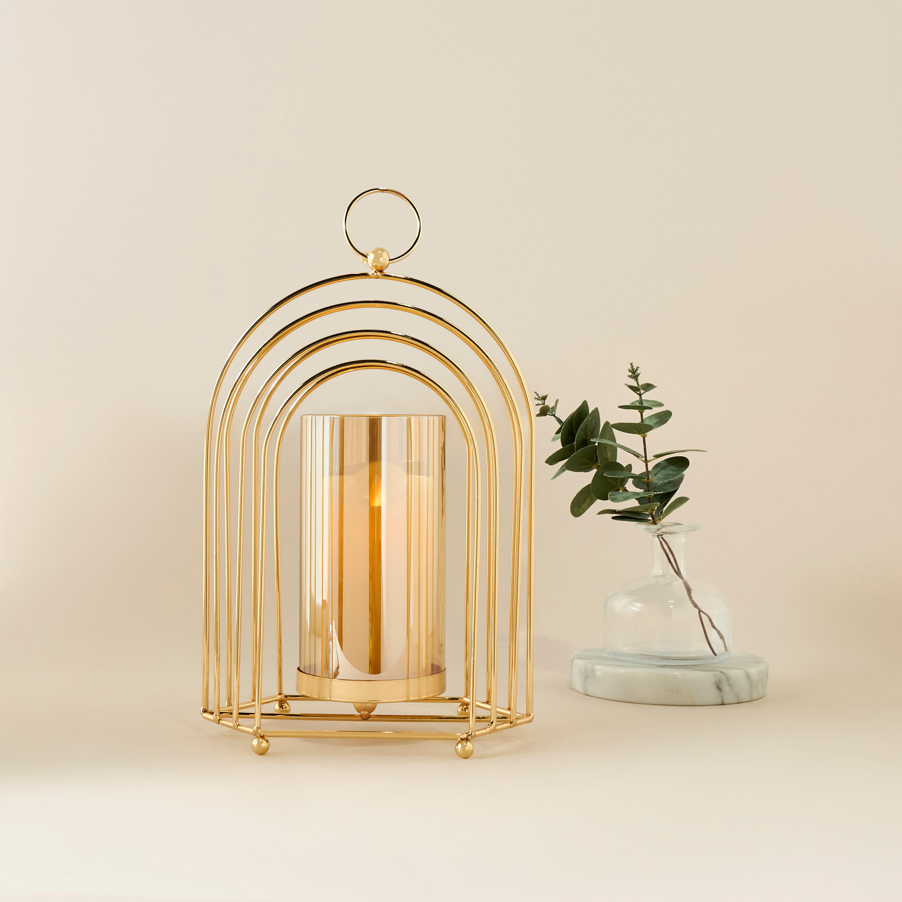 Metal Candleholder with Glass Tube-household-decor-candleholdersandlanterns-image-2