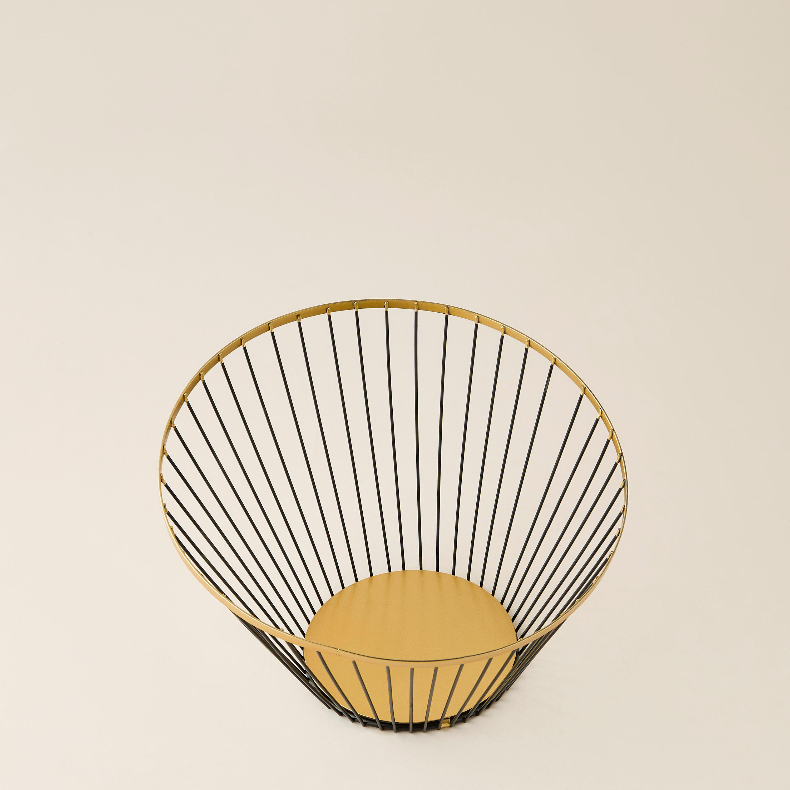 Decorative Metal Basket - 30x29x20 cms-household-storage-storagesolutions-storageboxesandbaskets-image-4