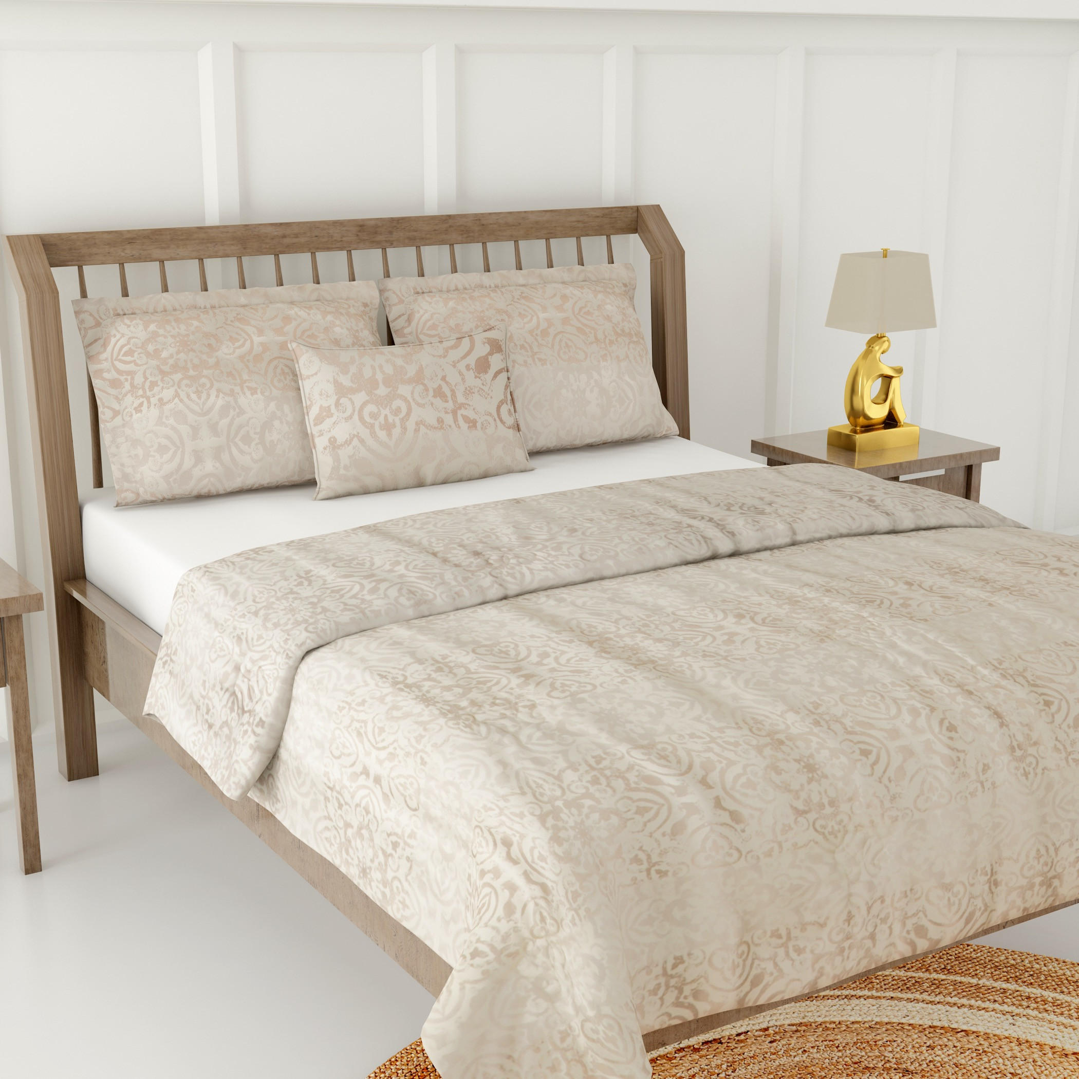 Gia Como - Jacquard Comforter -Grey -household-bedding-comfortersandbedspreads-comforters-image-3