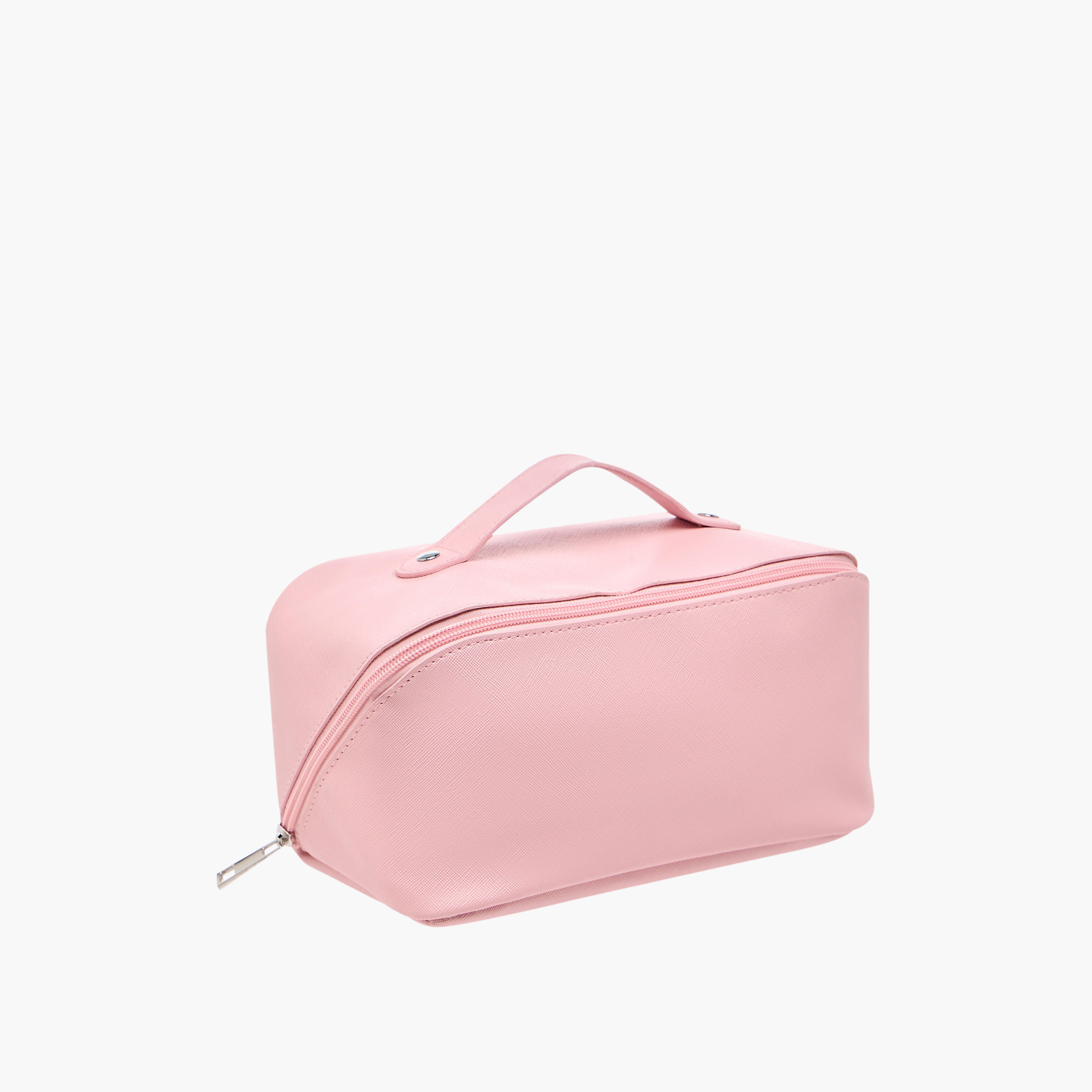 Cosmetic Pouch with Top Handle and Zip Closure - 12.7x12.7x24 cms-women-watchesandjewellery-jewellery-storage-image-3