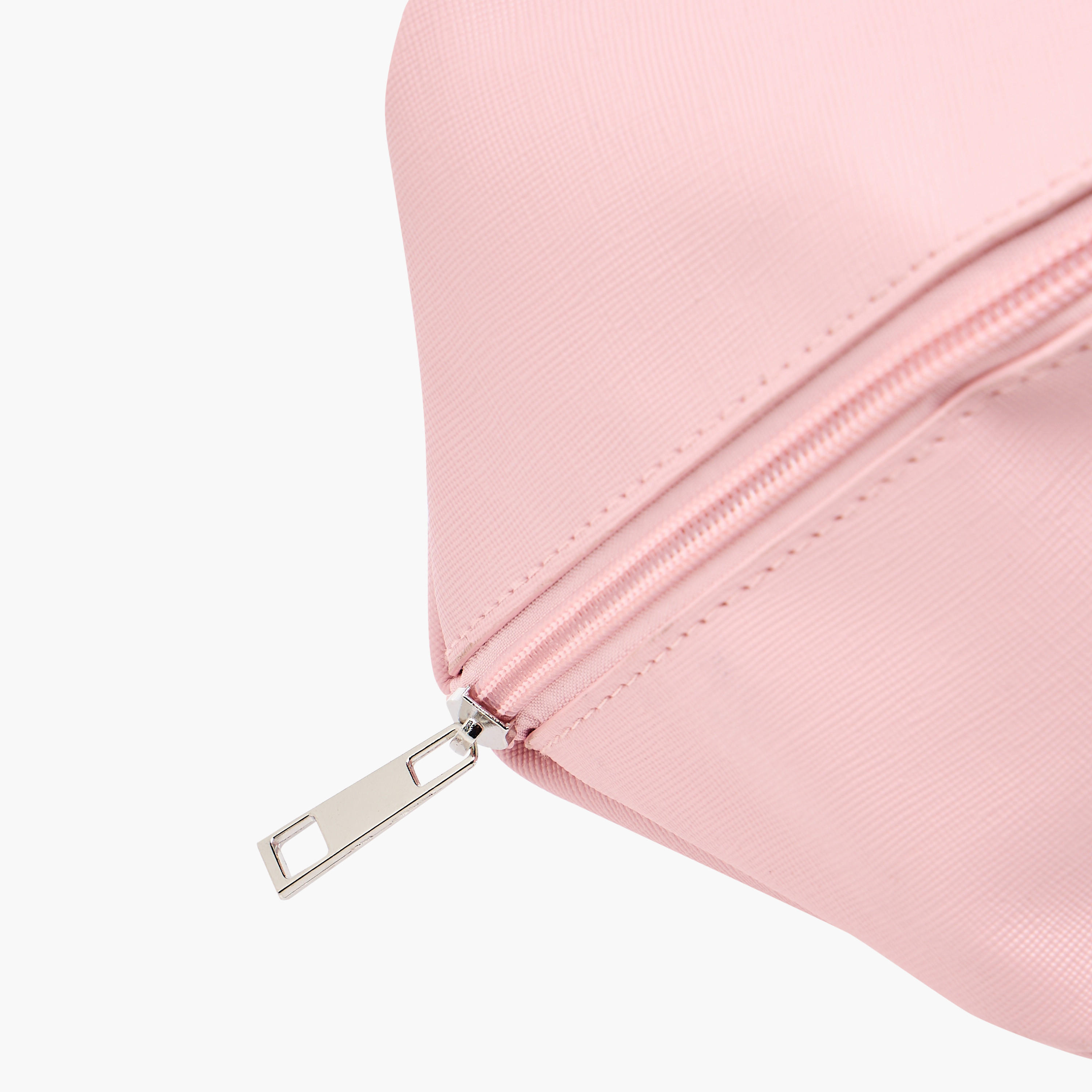 Cosmetic Pouch with Top Handle and Zip Closure - 12.7x12.7x24 cms-women-watchesandjewellery-jewellery-storage-image-6