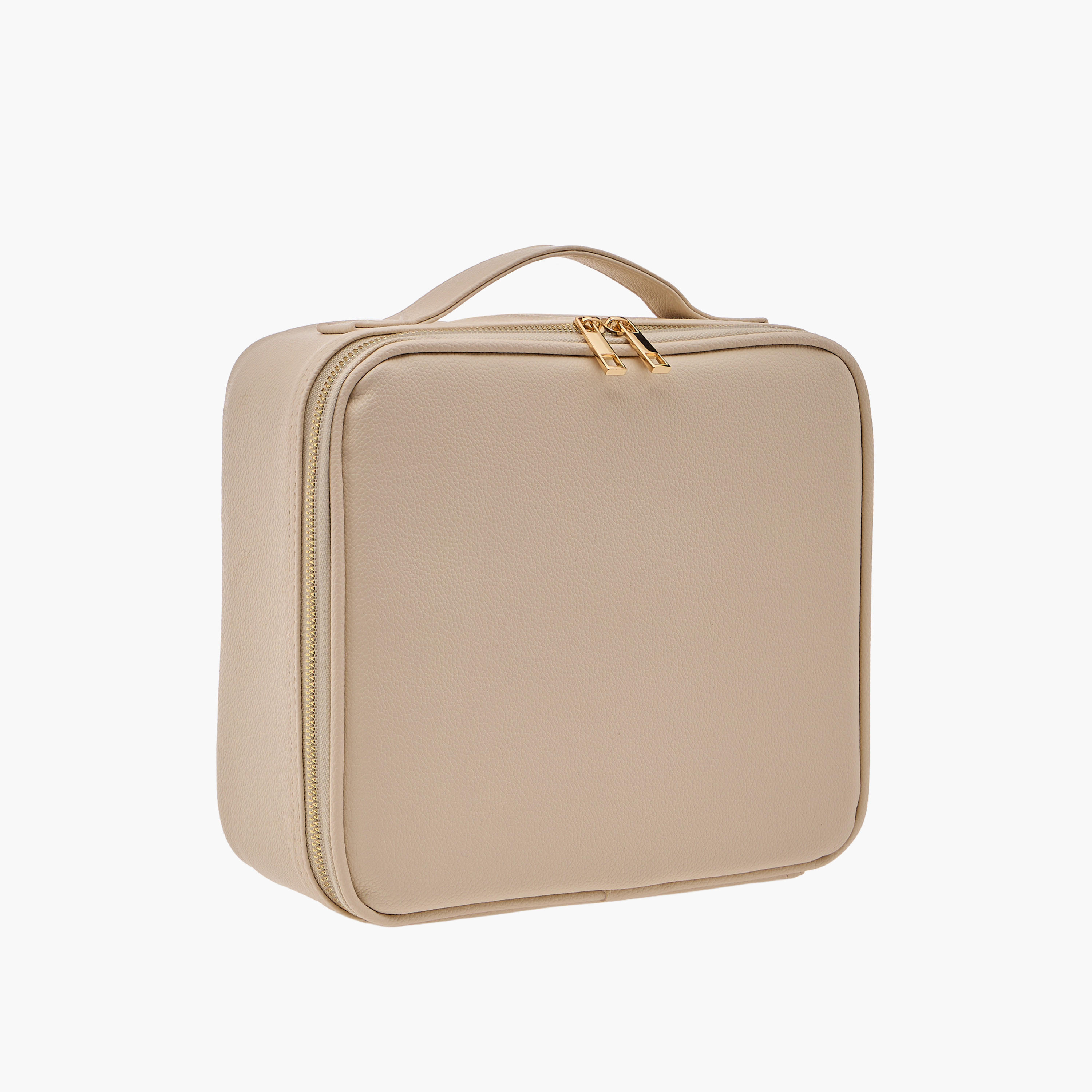 Cosmetic Pouch with LED Light and Mirror - 25x23x10 cms-women-watchesandjewellery-jewellery-storage-image-4
