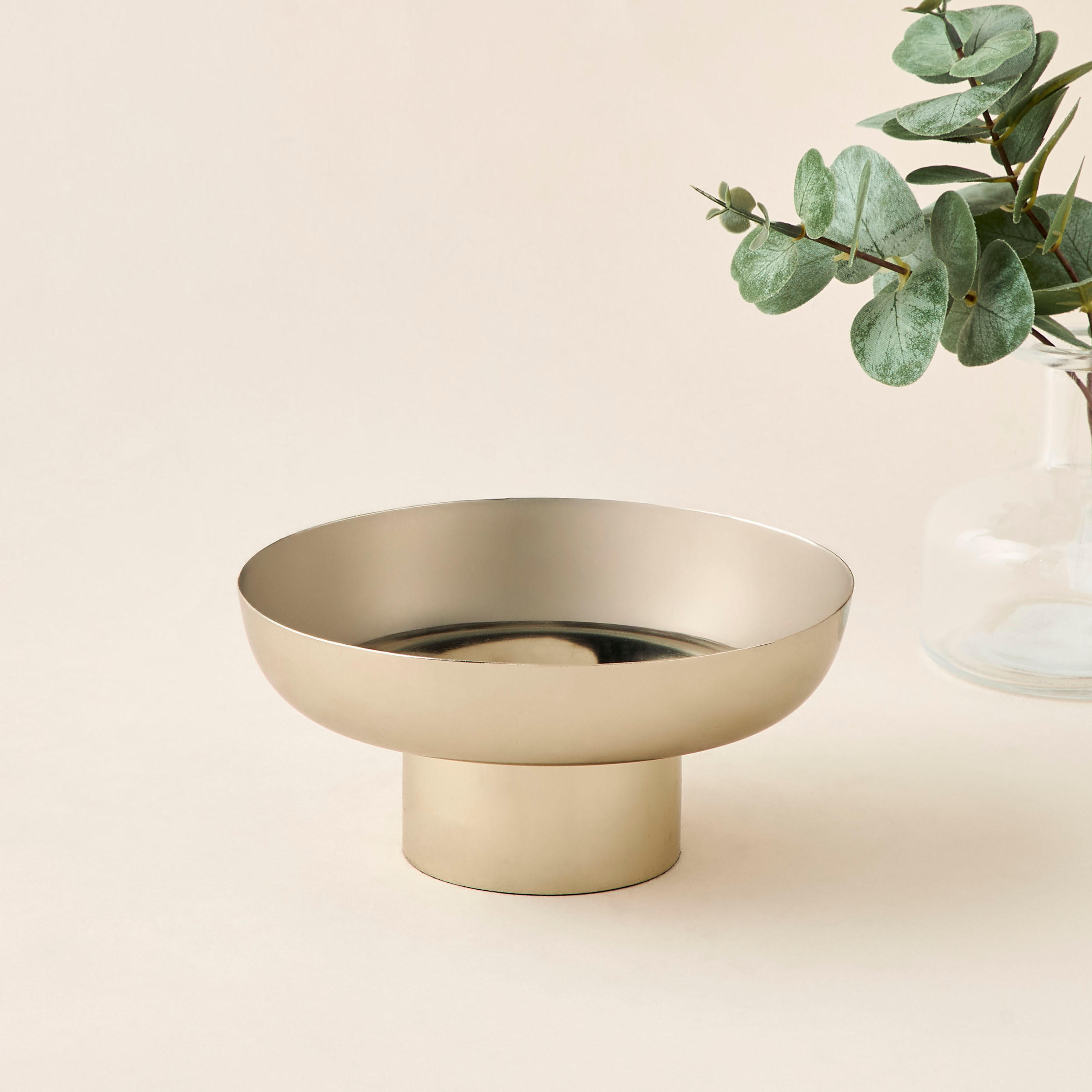 Decorative Footed Bowl - 17x17x8 cms-household-decor-vasesandbowls-image-1