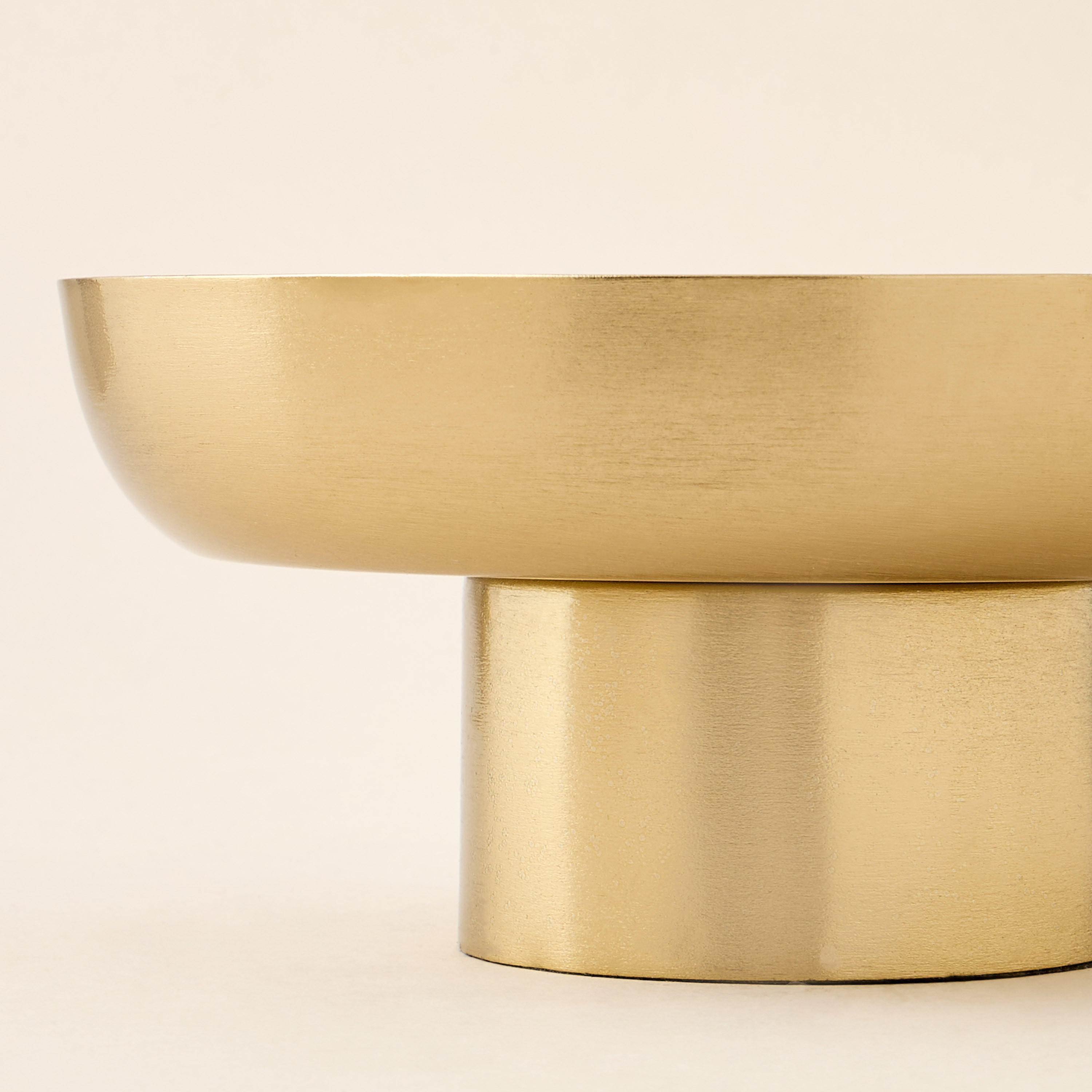 Decorative Metal Footed Bowl-household-decor-vasesandbowls-image-4