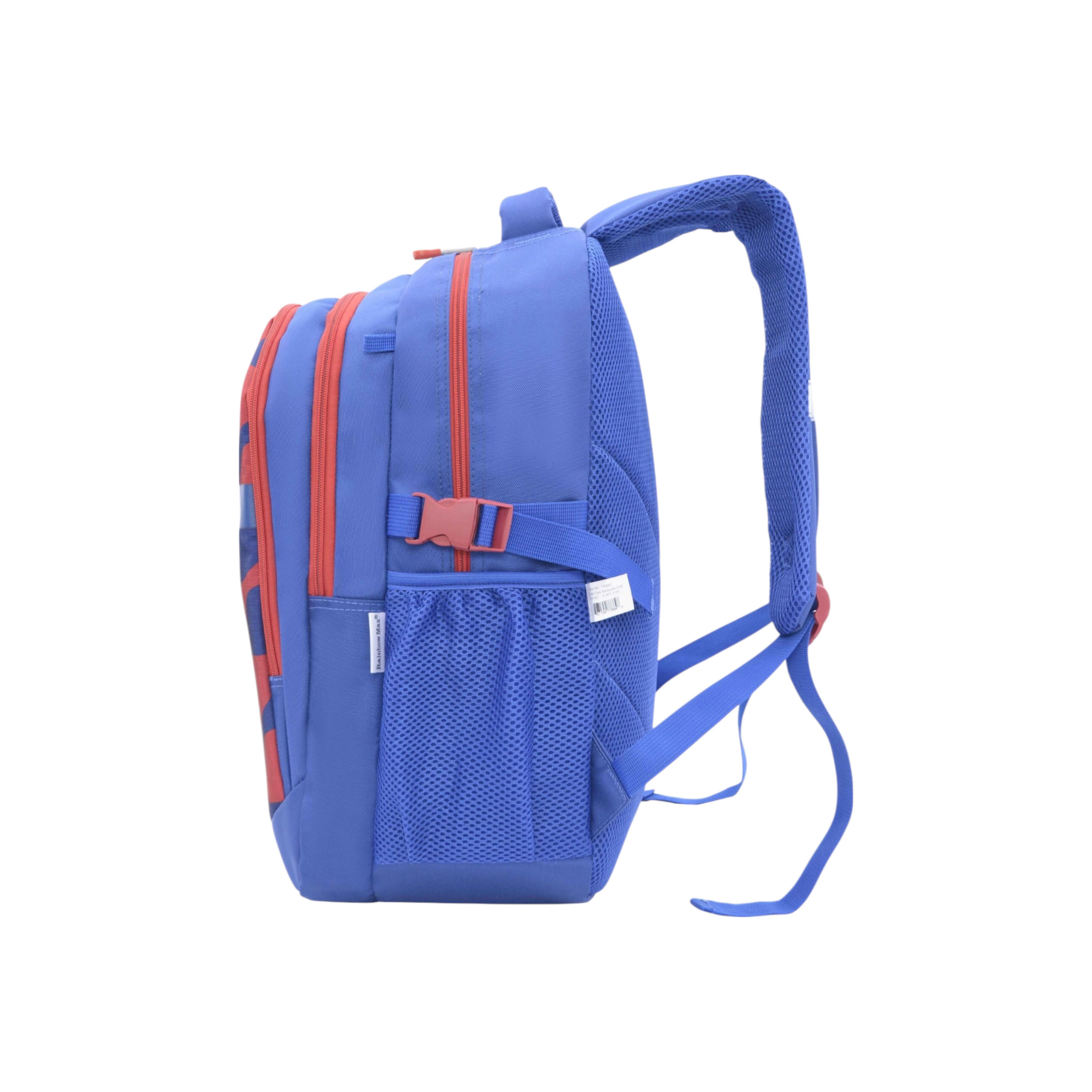 شنطة ظهر بطبعات نادي برشلونة مع حمالات قابلة للتعديل وسحاب إغلاق - 6×12×21 سم-school-bagsandbackpacks-backpacks-image-4