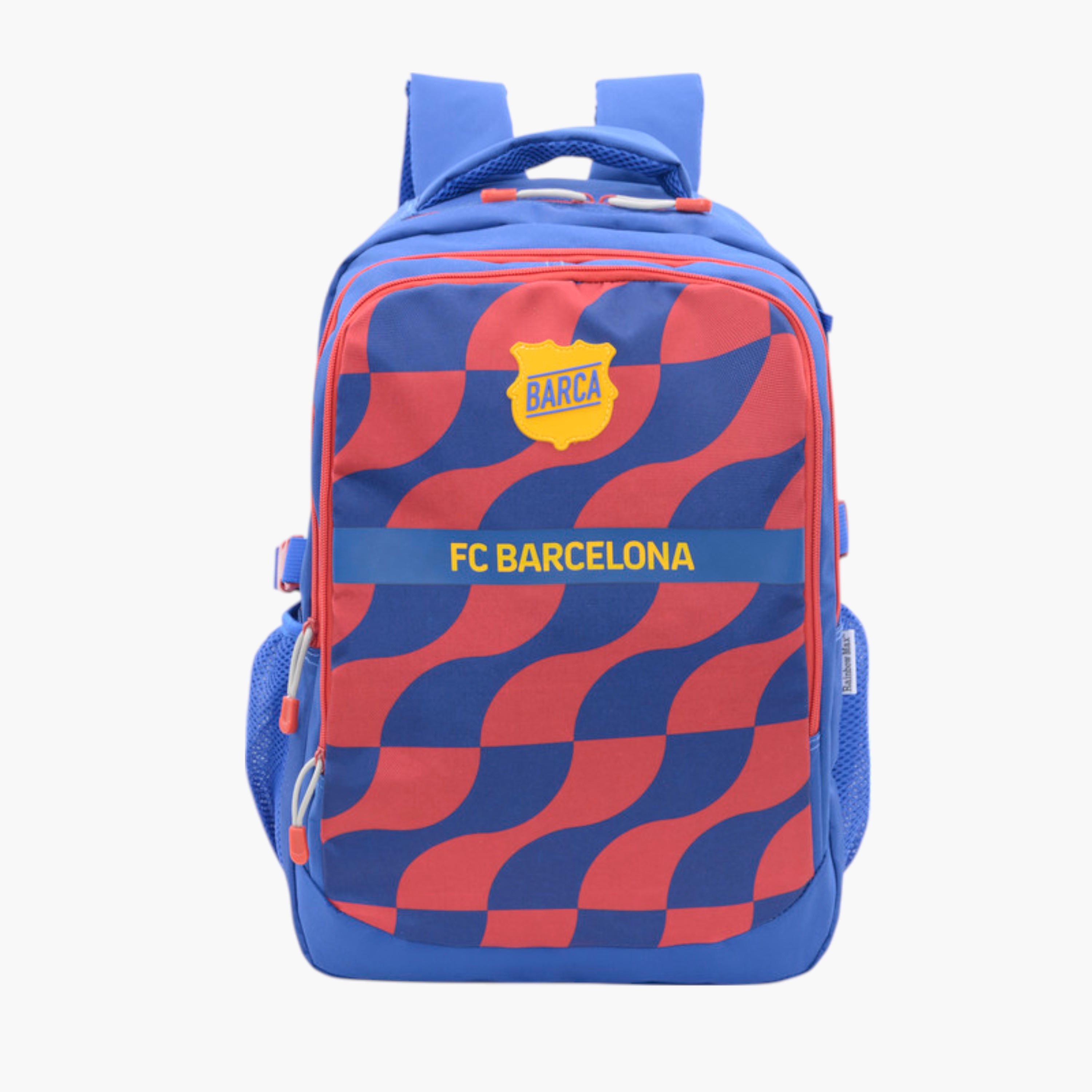 FC Barcelona Printed School Backpack with Adjustable Shoulder Straps - 12x21 cms-school-bagsandbackpacks-backpacks-image-1