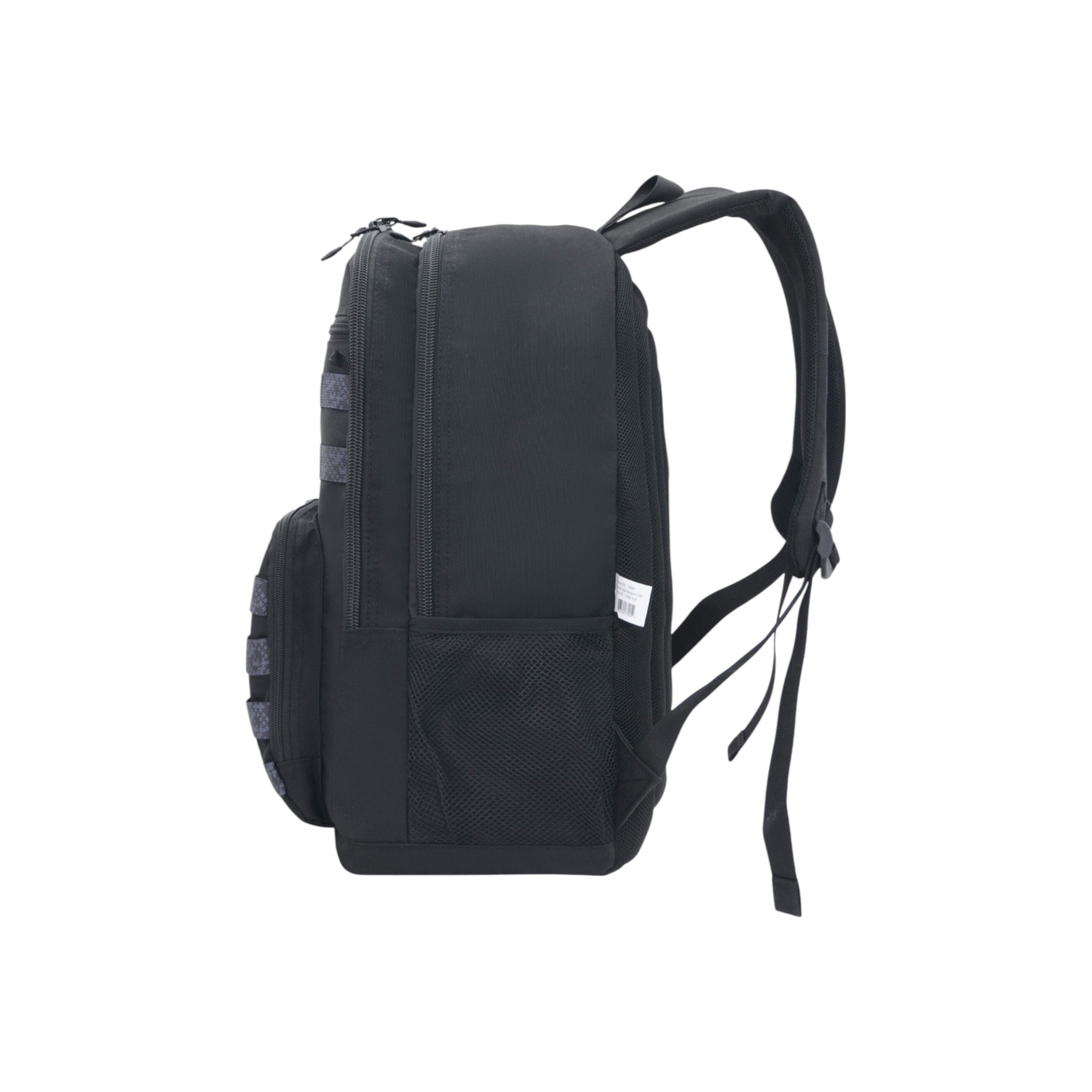 Full Stop Panelled Backpack with Adjustable Straps and Zip Closure - 6x12x21 cms-school-bagsandbackpacks-backpacks-image-2