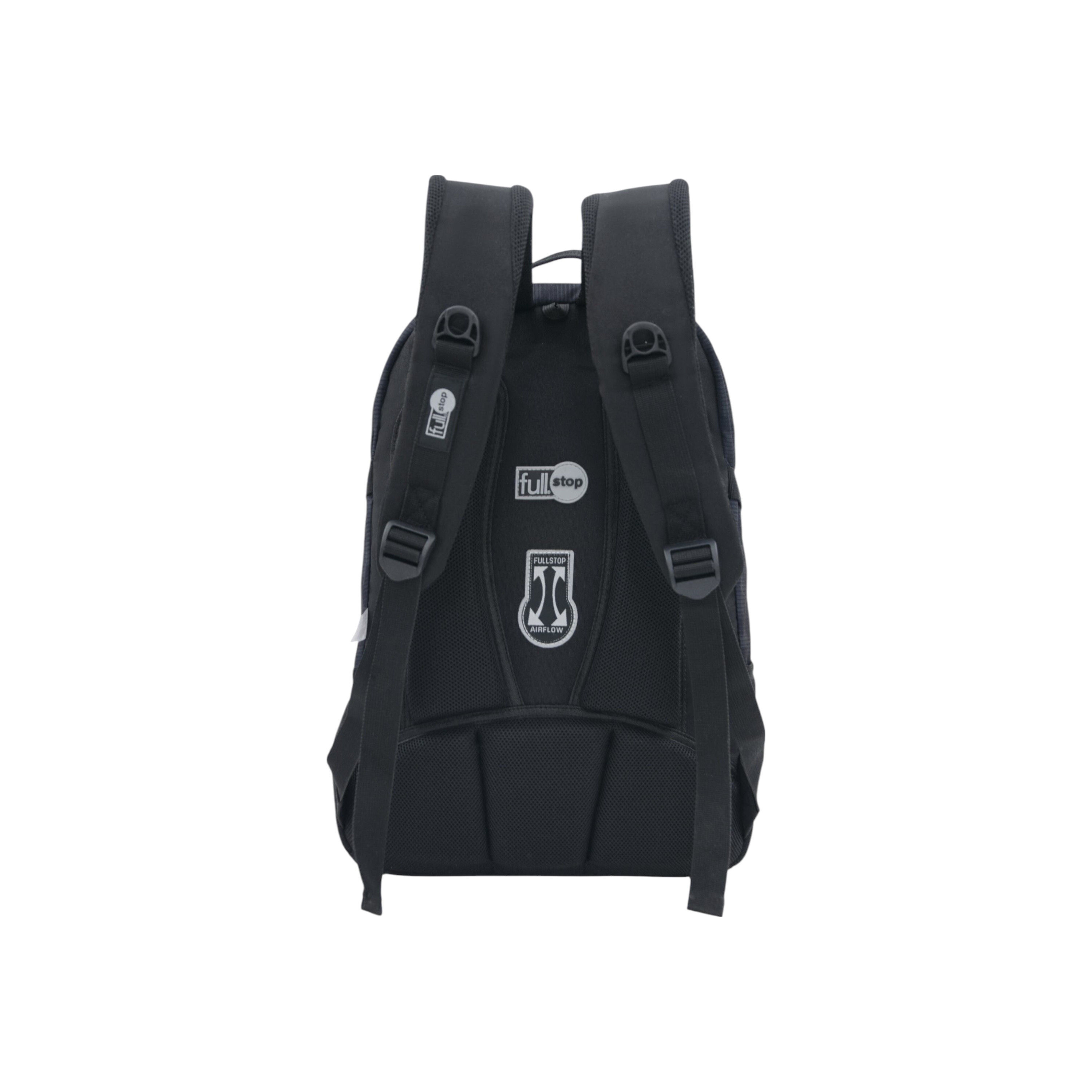 Full Stop Panelled Backpack with Adjustable Straps and Zip Closure - 6x12x21 cms-school-bagsandbackpacks-backpacks-image-3
