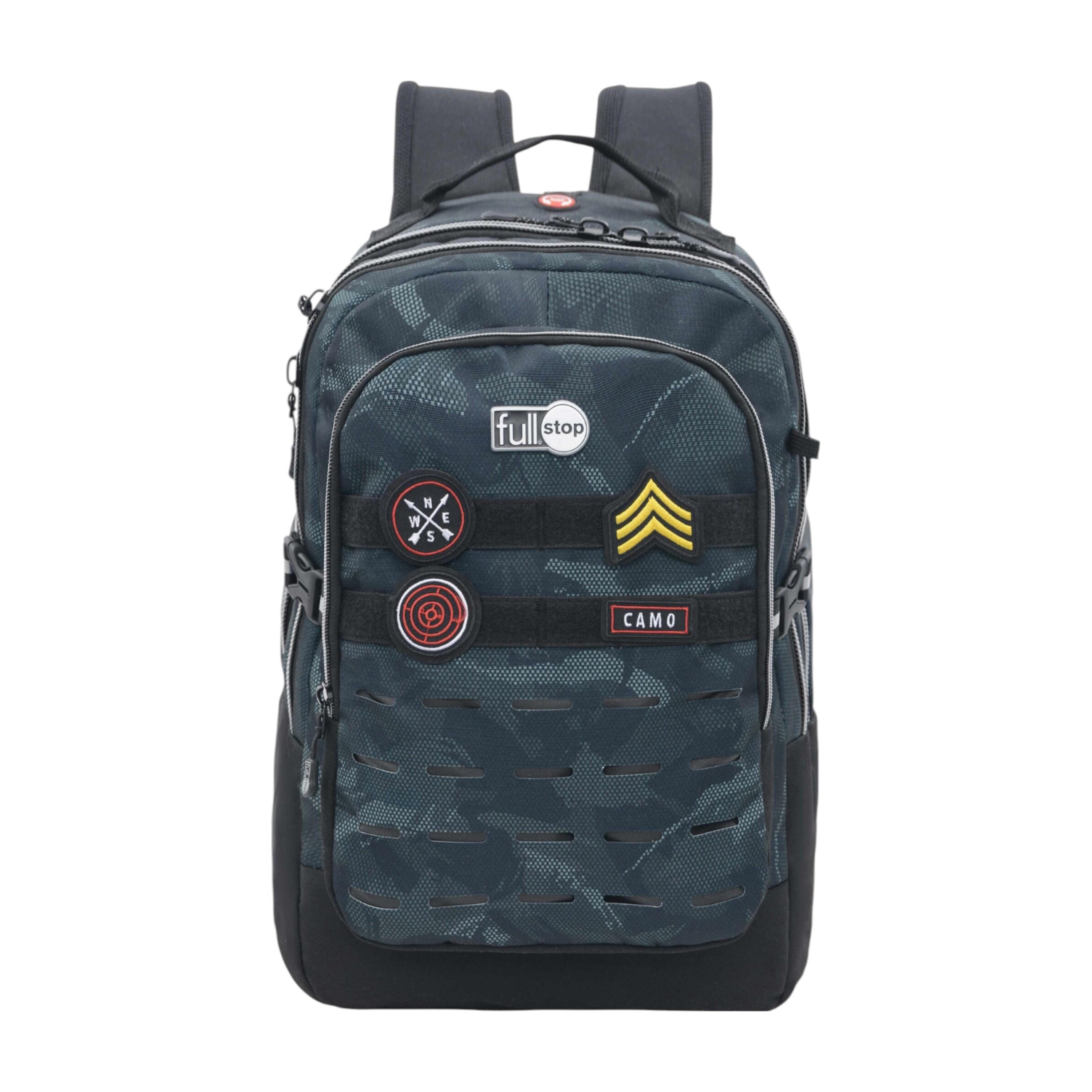 Full Stop Printed School Backpack with Adjustable Shoulder Straps - 12x21 cms-school-bagsandbackpacks-backpacks-image-1