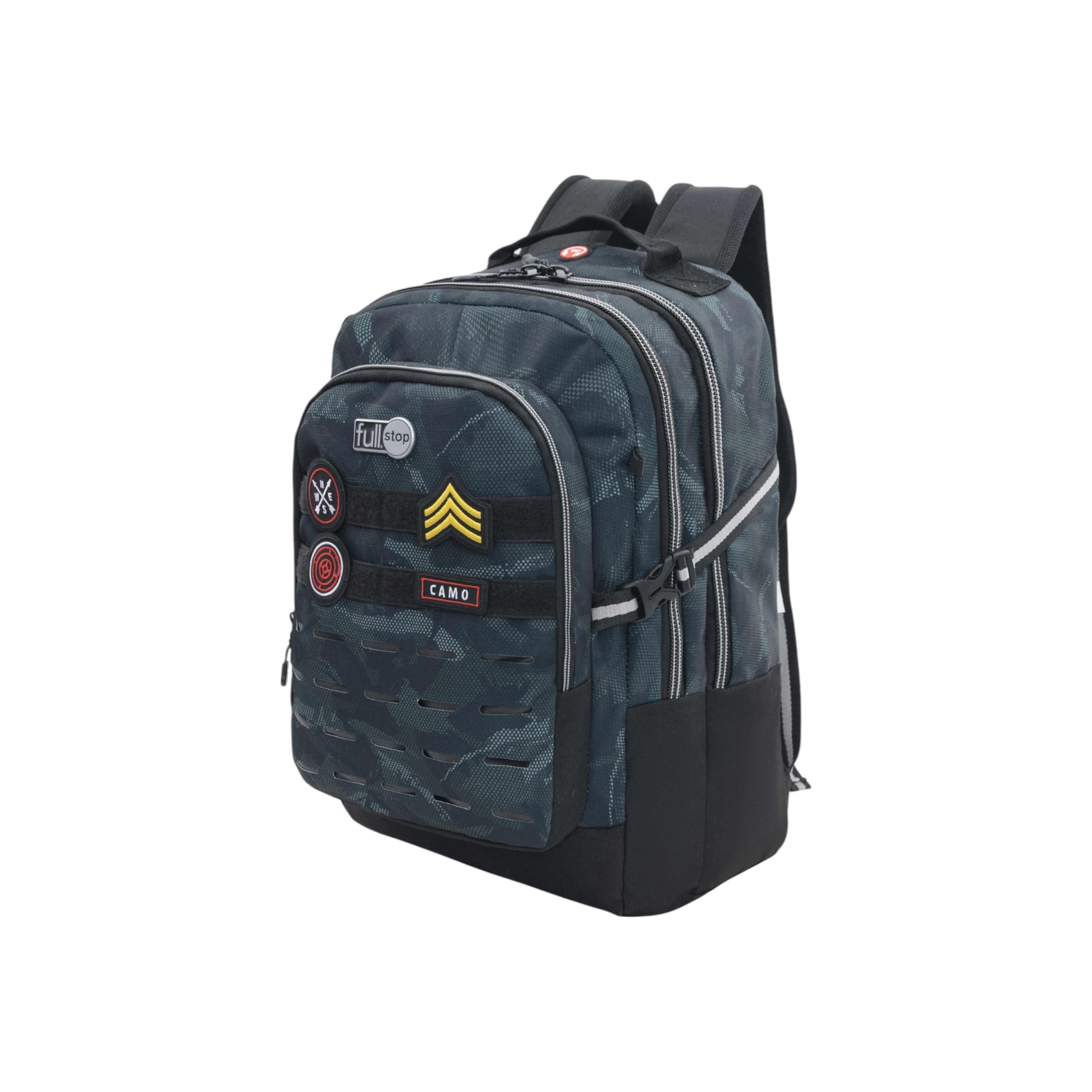 Full Stop Printed School Backpack with Adjustable Shoulder Straps - 12x21 cms-school-bagsandbackpacks-backpacks-image-2