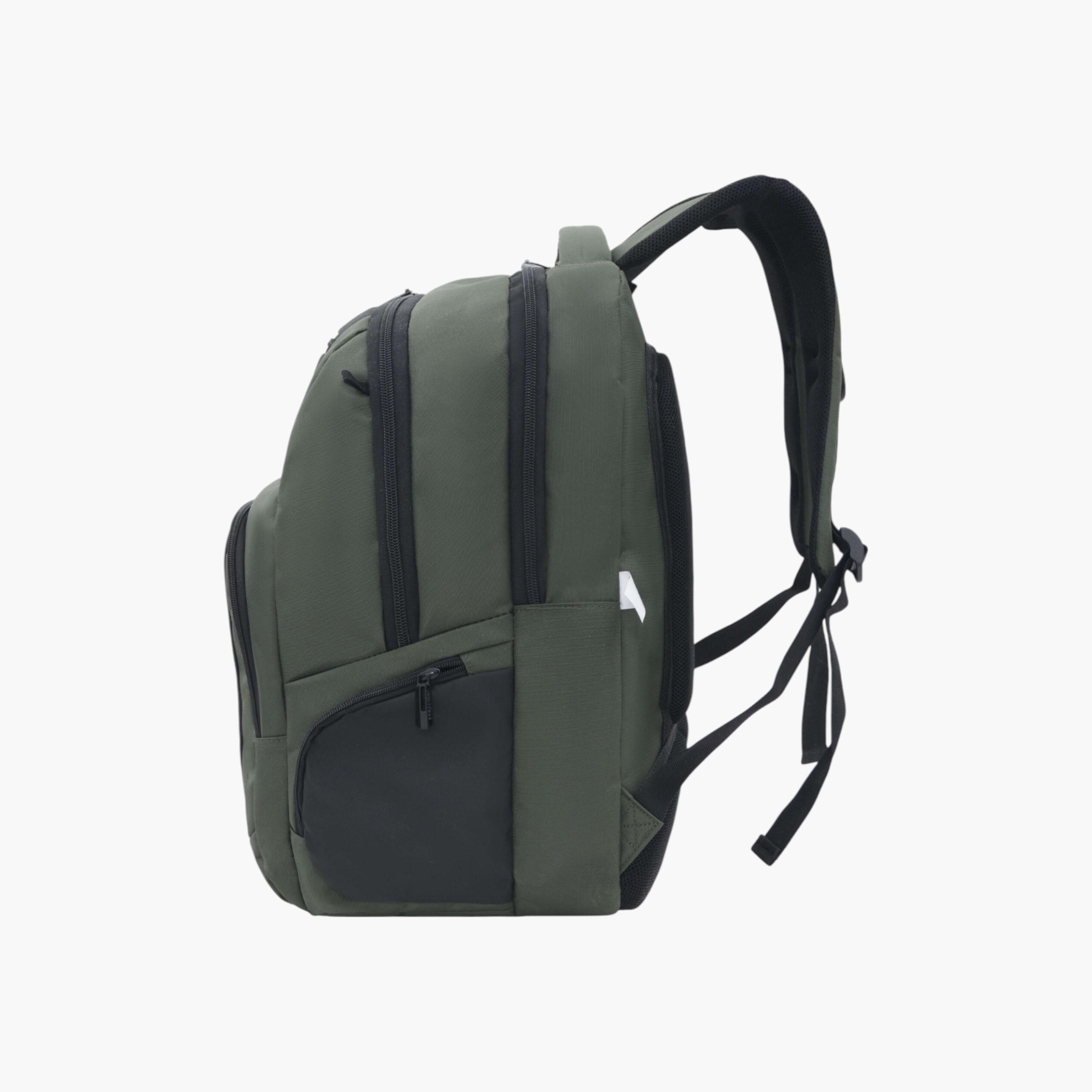 Full Stop Panelled Backpack with Adjustable Straps and Zip Closure - 6x12x21 cms-school-bagsandbackpacks-backpacks-image-3
