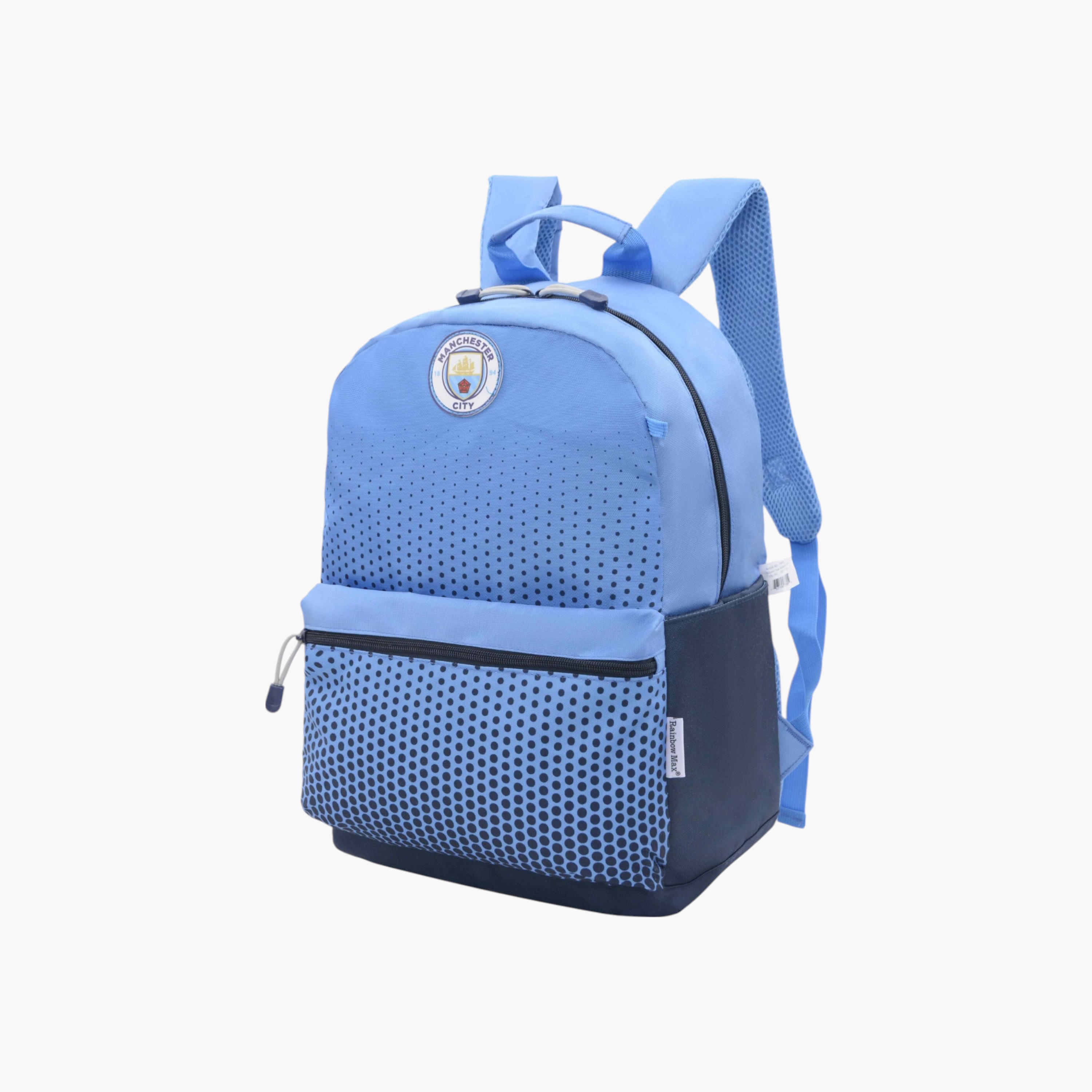 شنطة ظهر بطبعات مانشستر سيتي مع حمّالات قابلة للتعديل وسحاب إغلاق - 6×12×21 سم-school-bagsandbackpacks-backpacks-image-2