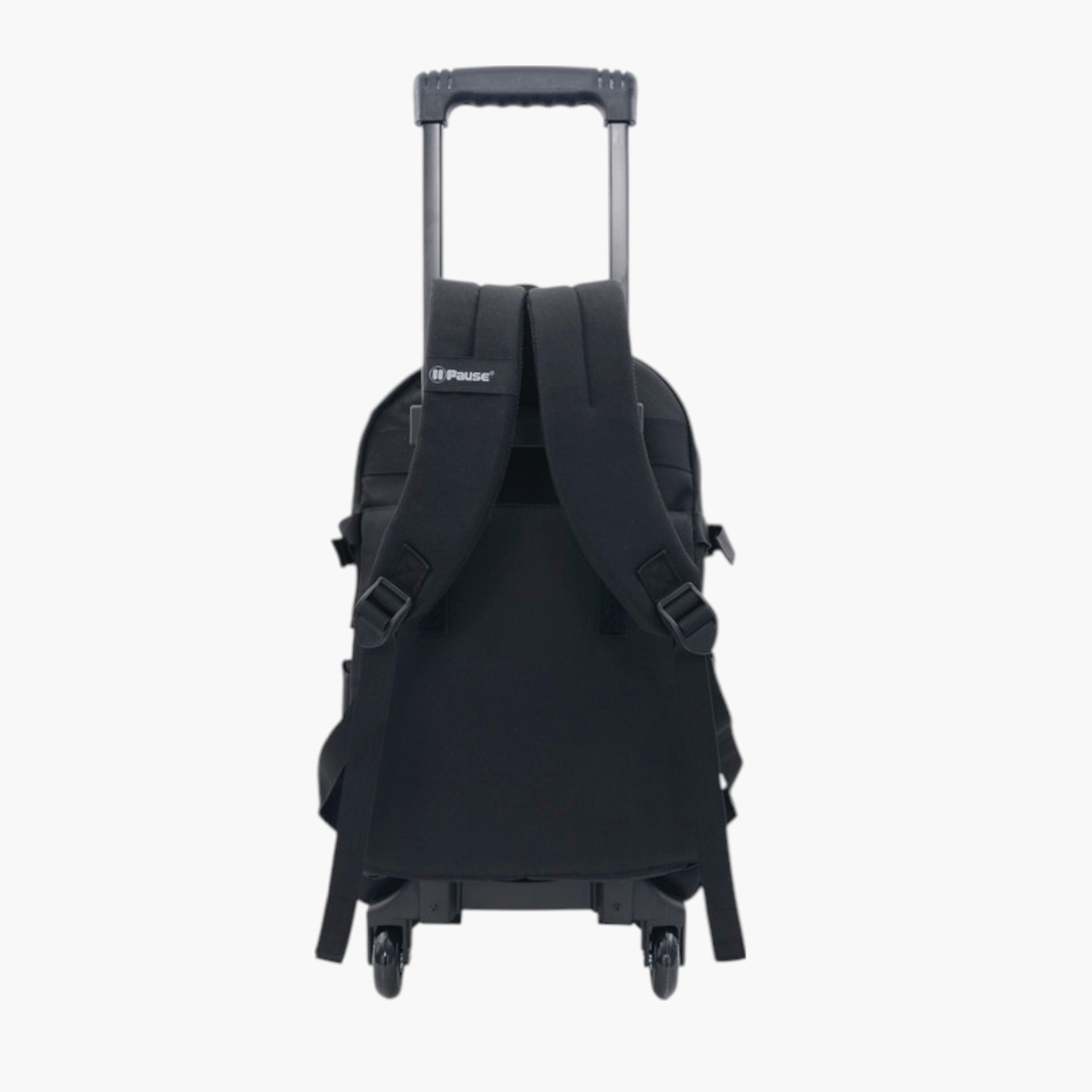 PAUSE Printed Trolley School Backpack with Retractable Handle - 27x10x31 cms-school-bagsandbackpacks-trolleybags-image-4