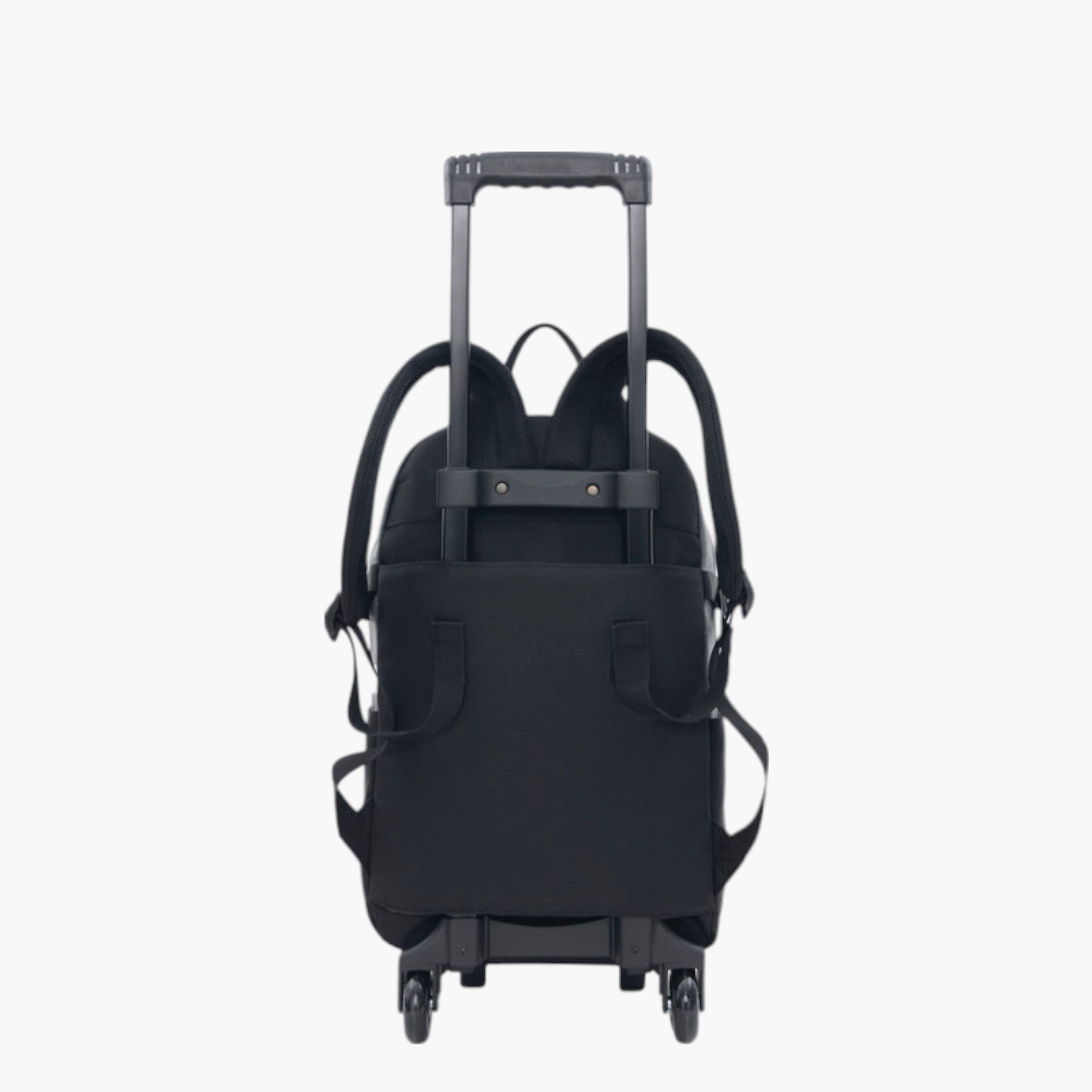 شنطة ظهر ترولي مدرسية بطبعات ومقبض قابل للسحب من بوز- 27×10×31 سم-school-bagsandbackpacks-trolleybags-image-3
