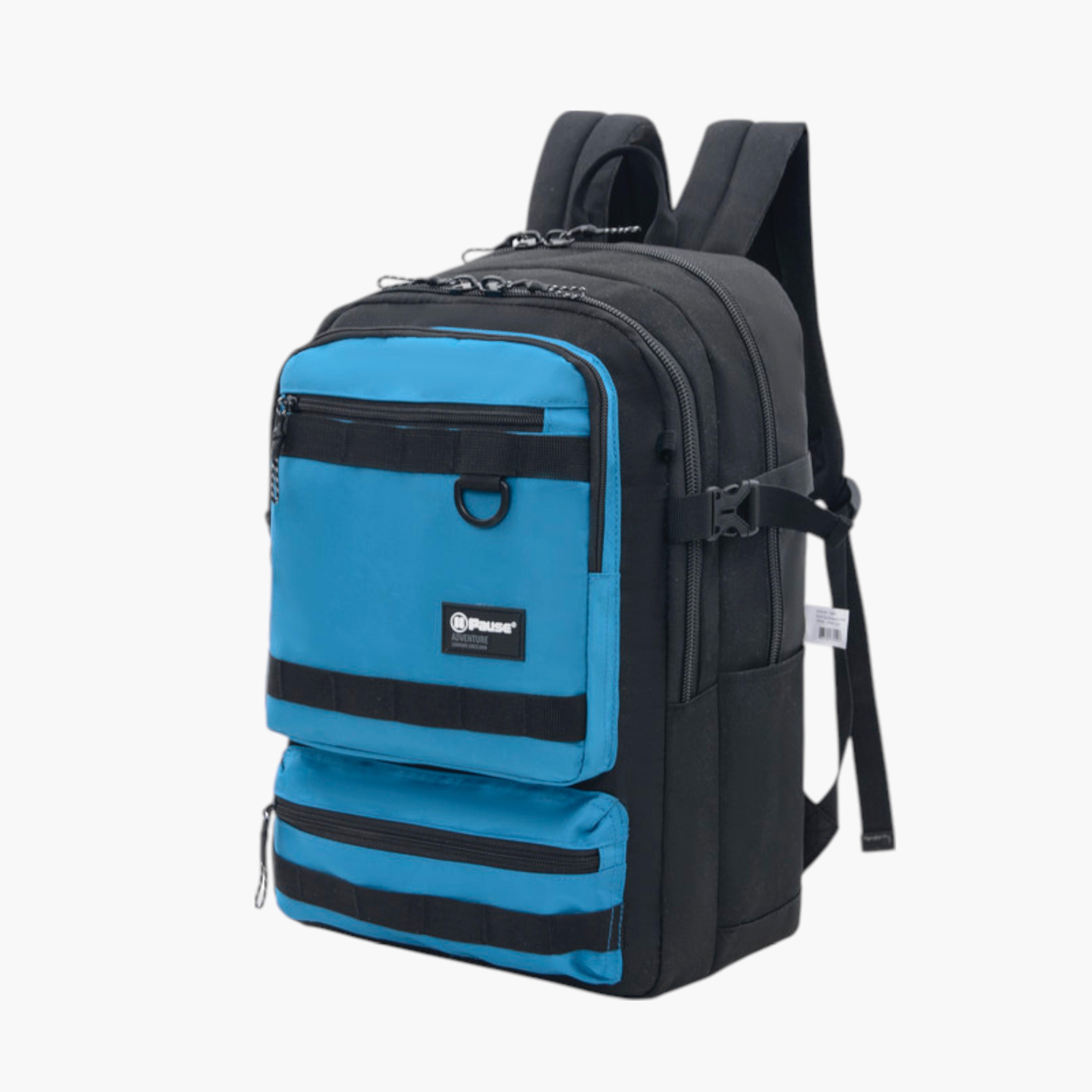 PAUSE Colourblock School Backpack with Adjustable Shoulder Straps - 12x21 cms-school-bagsandbackpacks-backpacks-image-2