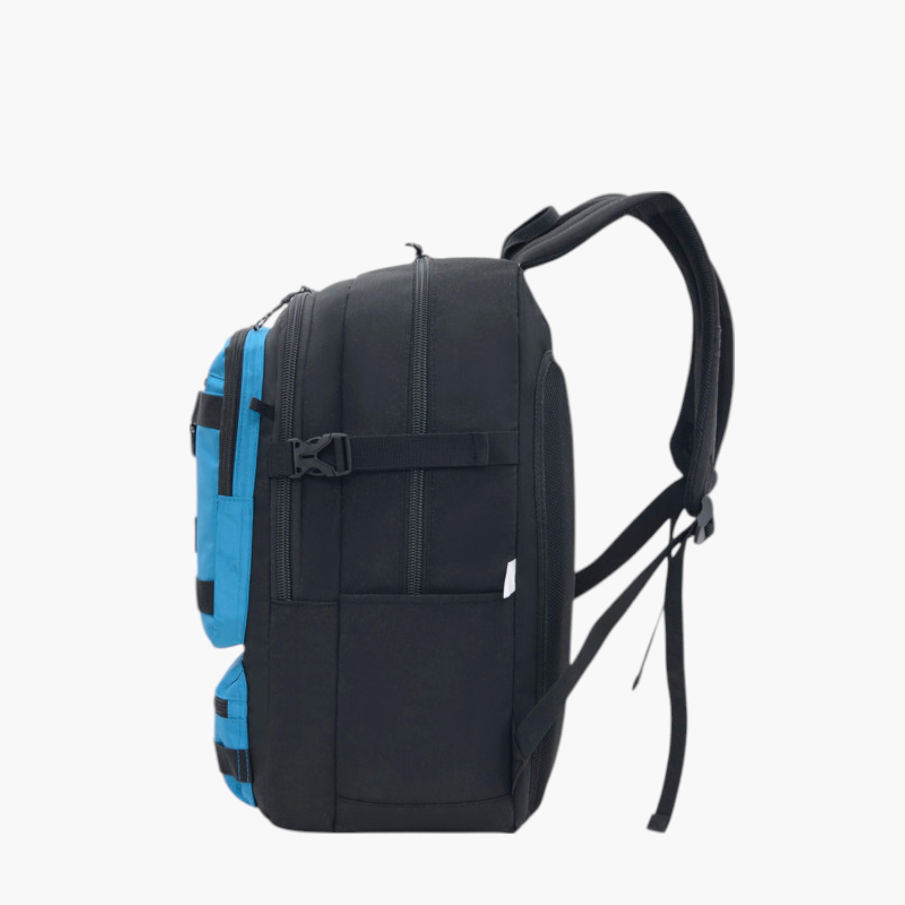 PAUSE Colourblock School Backpack with Adjustable Shoulder Straps - 12x21 cms-school-bagsandbackpacks-backpacks-image-3