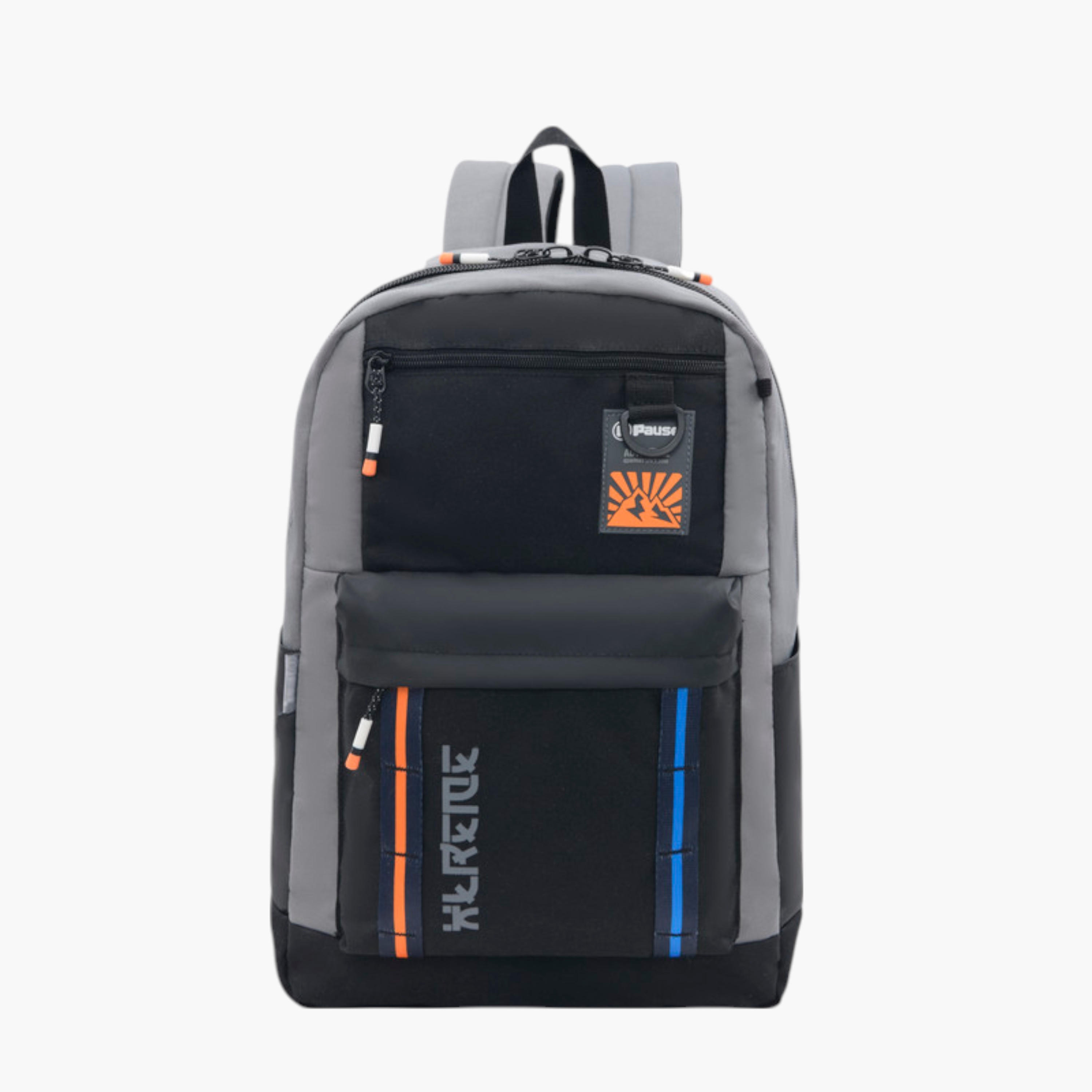PAUSE Printed School Backpack with Adjustable Shoulder Straps - 12x21 cms-school-bagsandbackpacks-backpacks-image-1