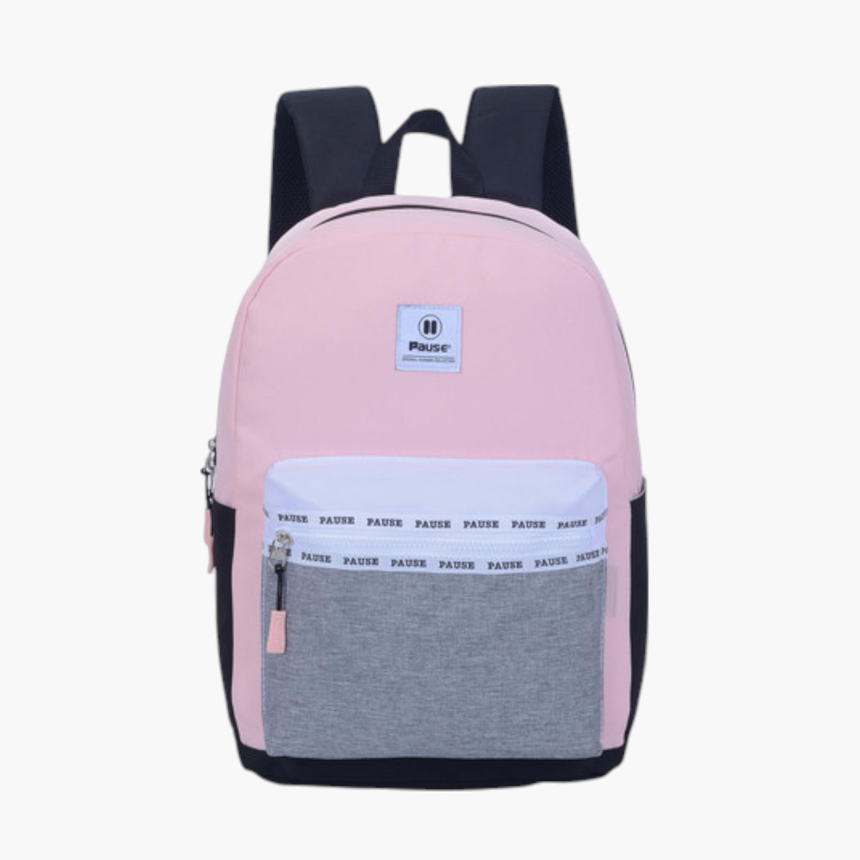 شنطة ظهر مدرسية بحمالات كتف قابلة للتعديل وقوالب ملونة من بوز - 12x21سم-school-bagsandbackpacks-backpacks-image-1