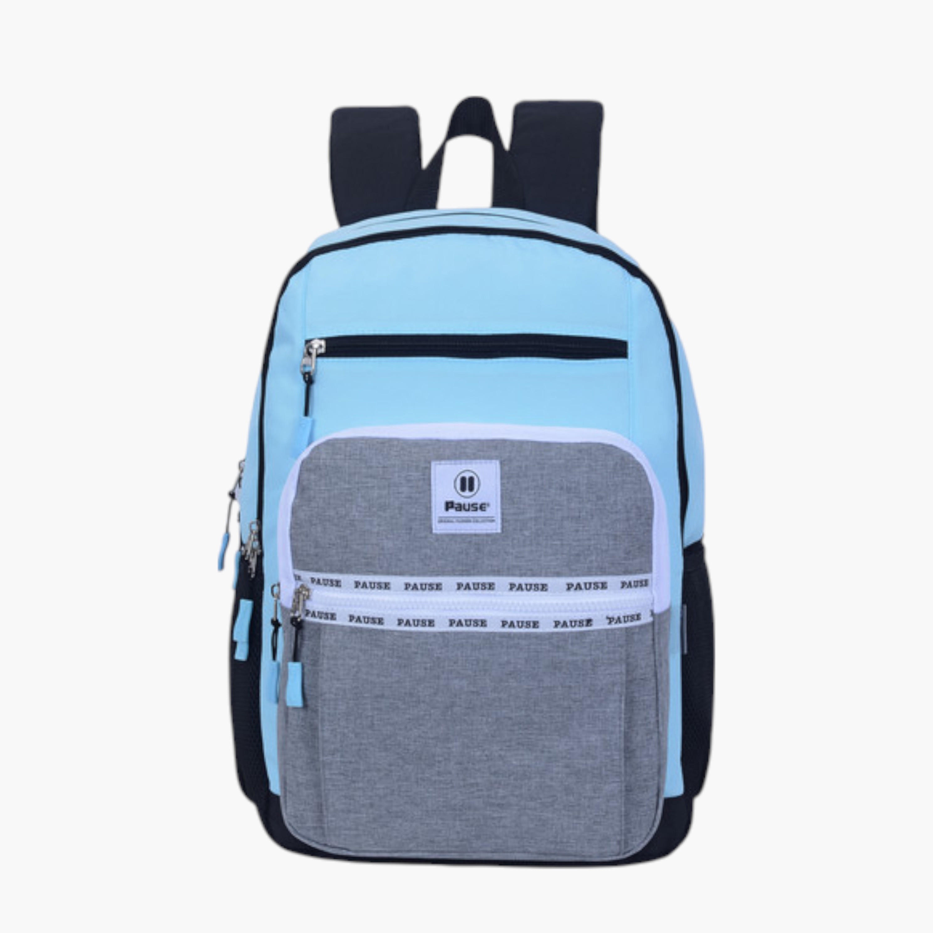 شنطة ظهر مدرسية بحمالات كتف قابلة للتعديل وقوالب ملونة من بوز - 12x21سم-school-bagsandbackpacks-backpacks-image-1