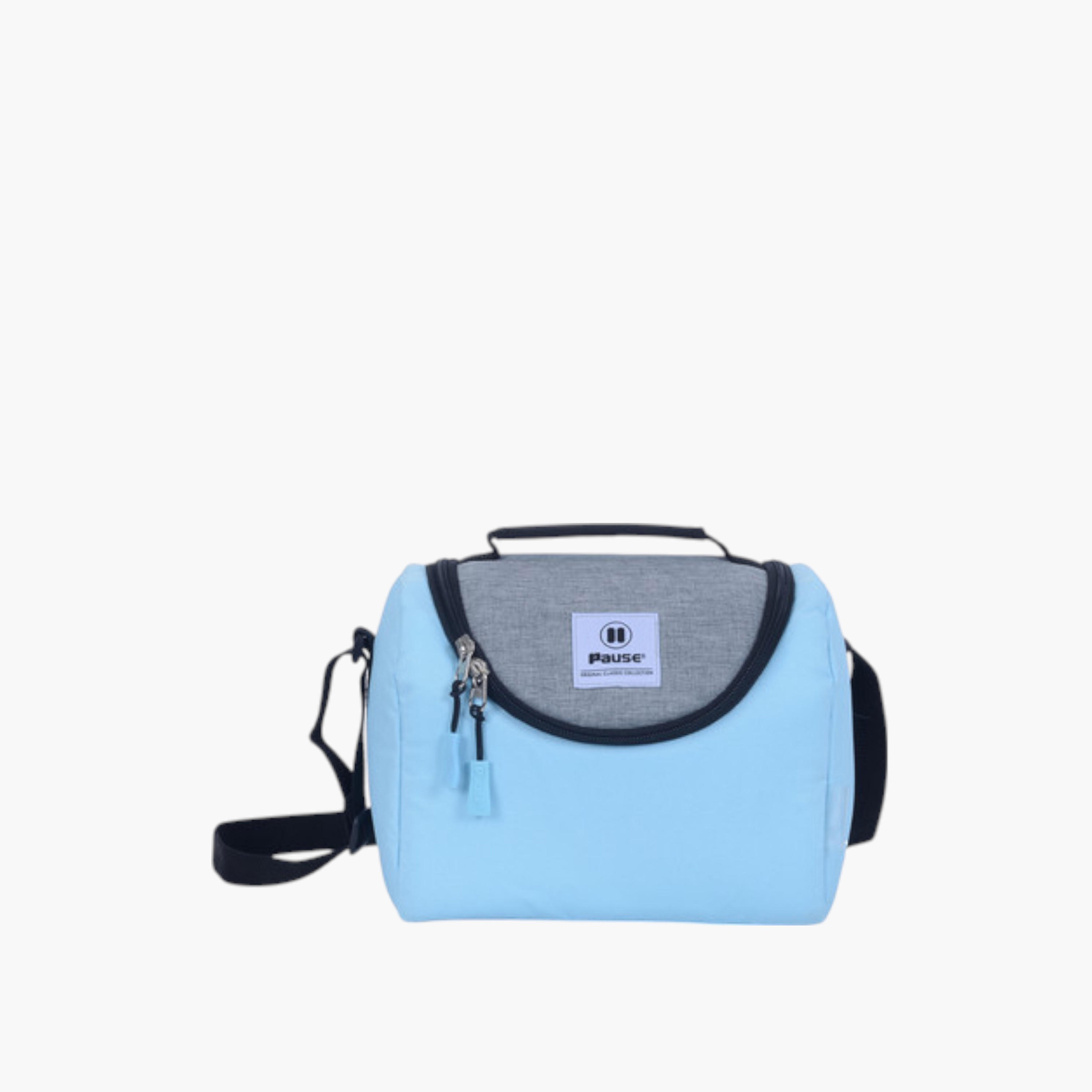 PAUSE Colourblock Insulated Lunch Bag with Zip Closure-school-lunchessentials-lunchbags-image-1