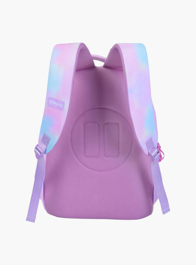 PAUSE Printed School Backpack with Adjustable Shoulder Straps - 12x21 cms-school-bagsandbackpacks-backpacks-image-2