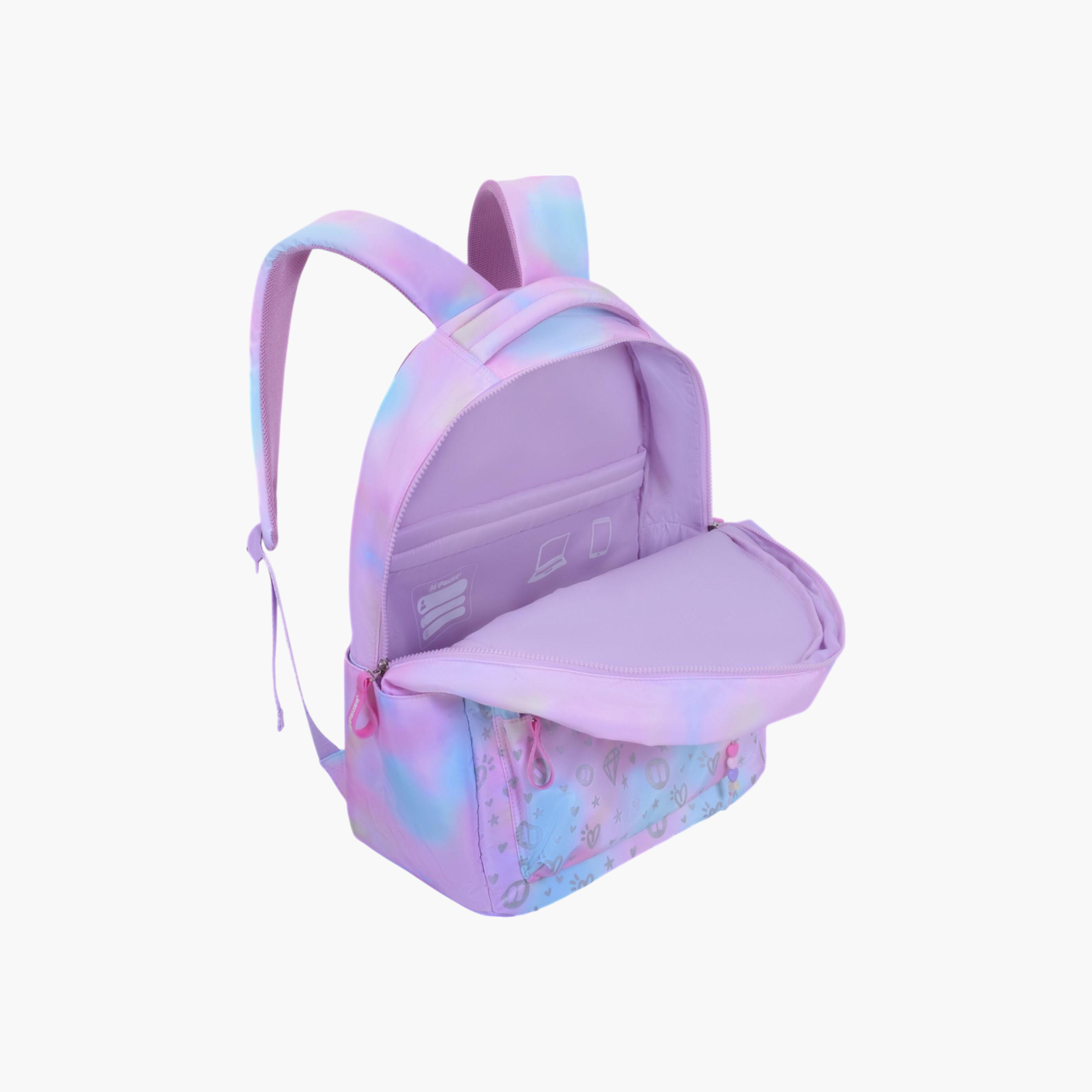 PAUSE Printed School Backpack with Adjustable Shoulder Straps - 12x21 cms-school-bagsandbackpacks-backpacks-image-3