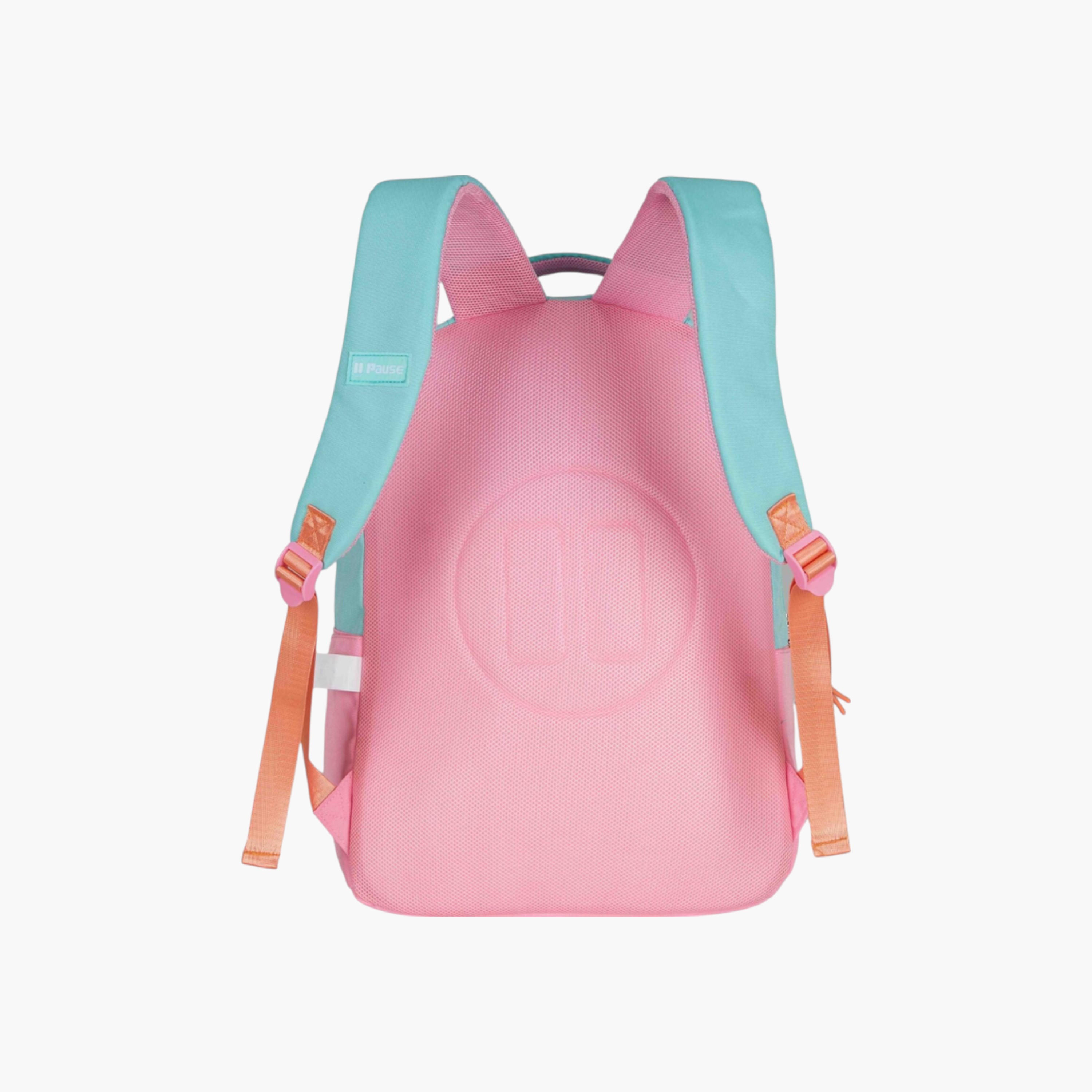 PAUSE Printed Backpack with Adjustable Straps and Zip Closure - 6x12x21 cms-school-bagsandbackpacks-backpacks-image-3