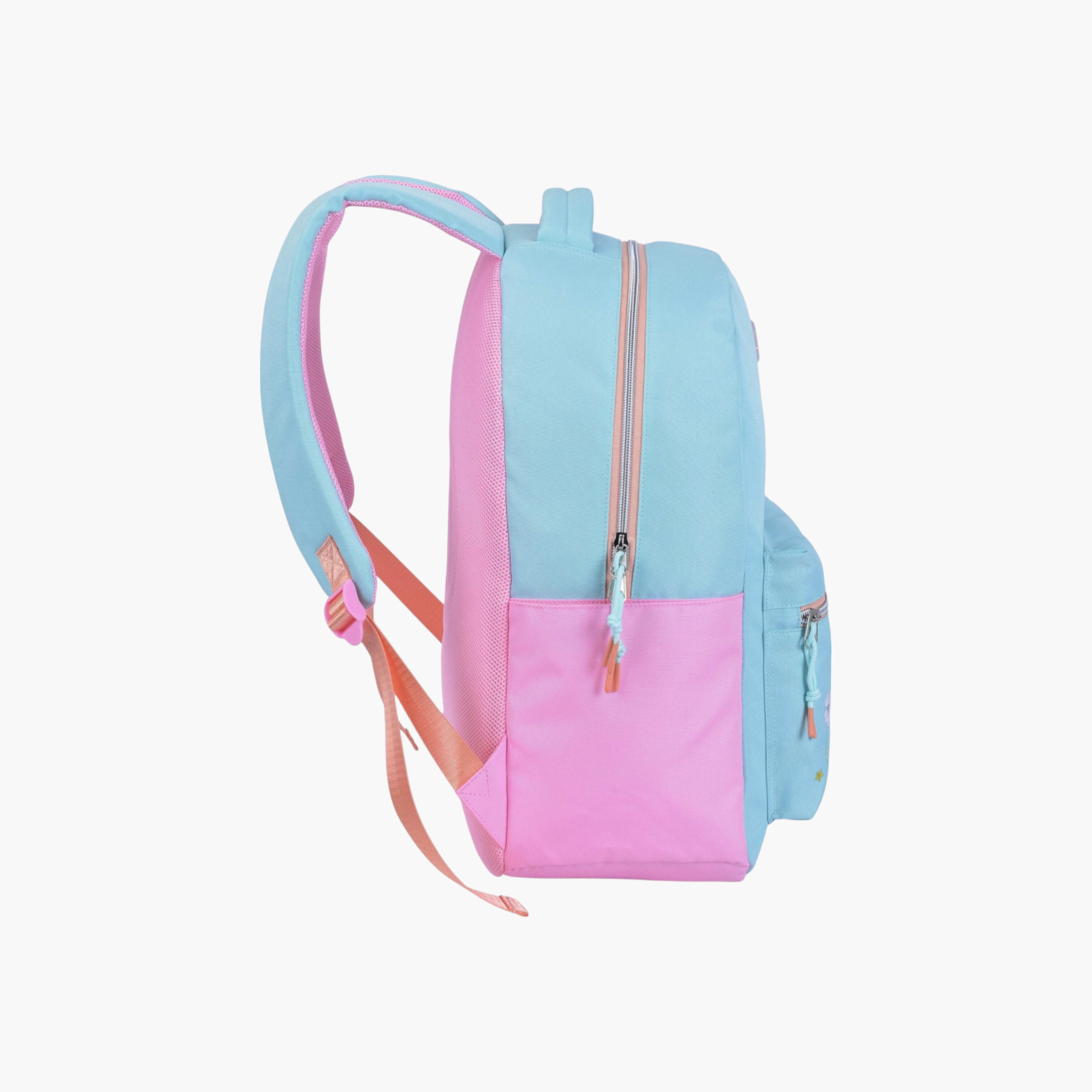 PAUSE Floral Print Backpack with Adjustable Shoulder Straps - 12x21 cms-school-bagsandbackpacks-backpacks-image-4