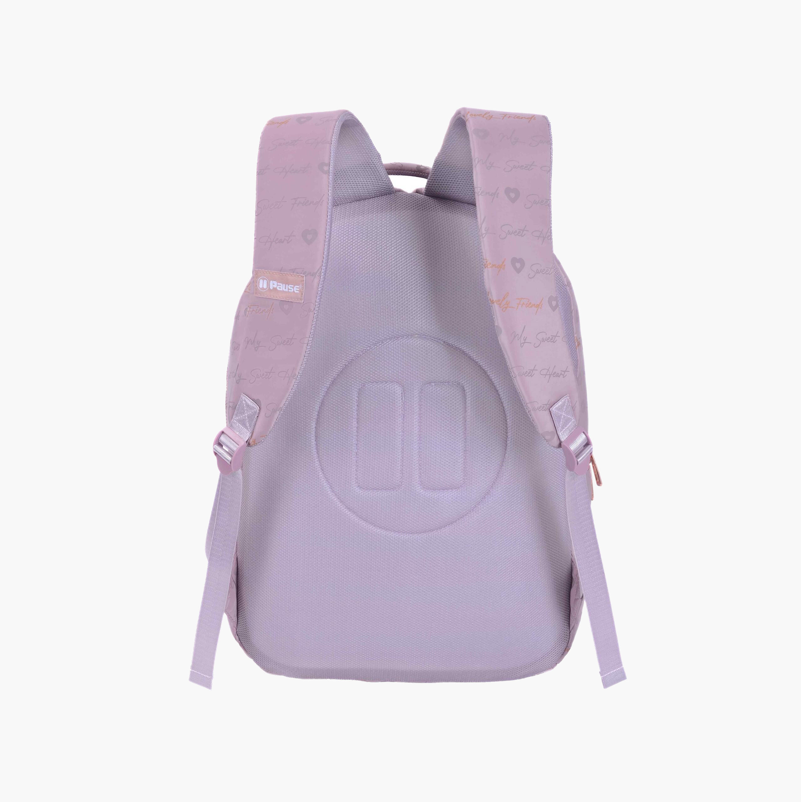 PAUSE Printed Backpack with Adjustable Straps and Zip Closure - 6x12x21 cms-school-bagsandbackpacks-backpacks-image-2