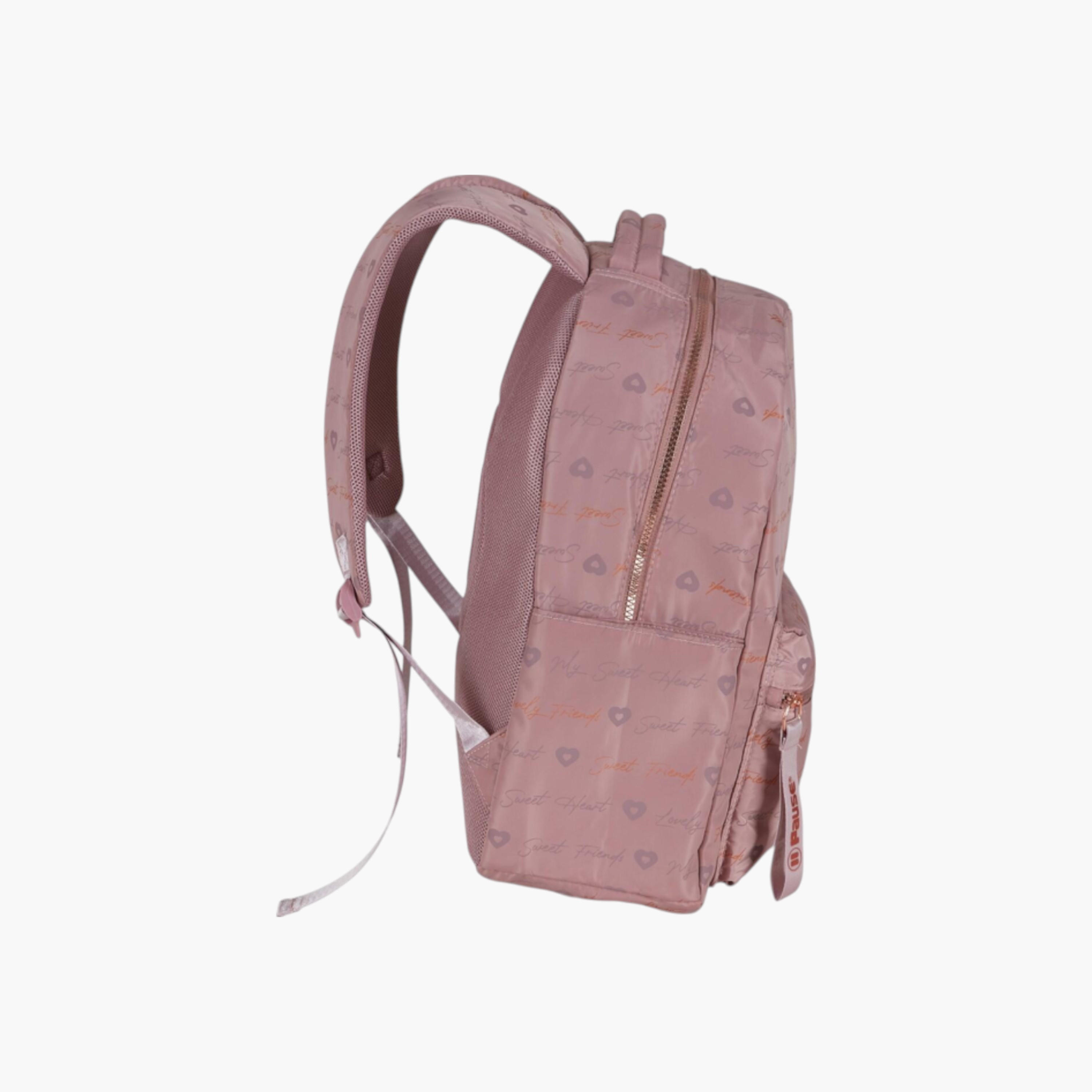 شنطة ظهر بأحزمة قابلة للتعديل وسحاب إغلاق وطبعات من بوز - 6x12x21 سم-school-bagsandbackpacks-backpacks-image-3