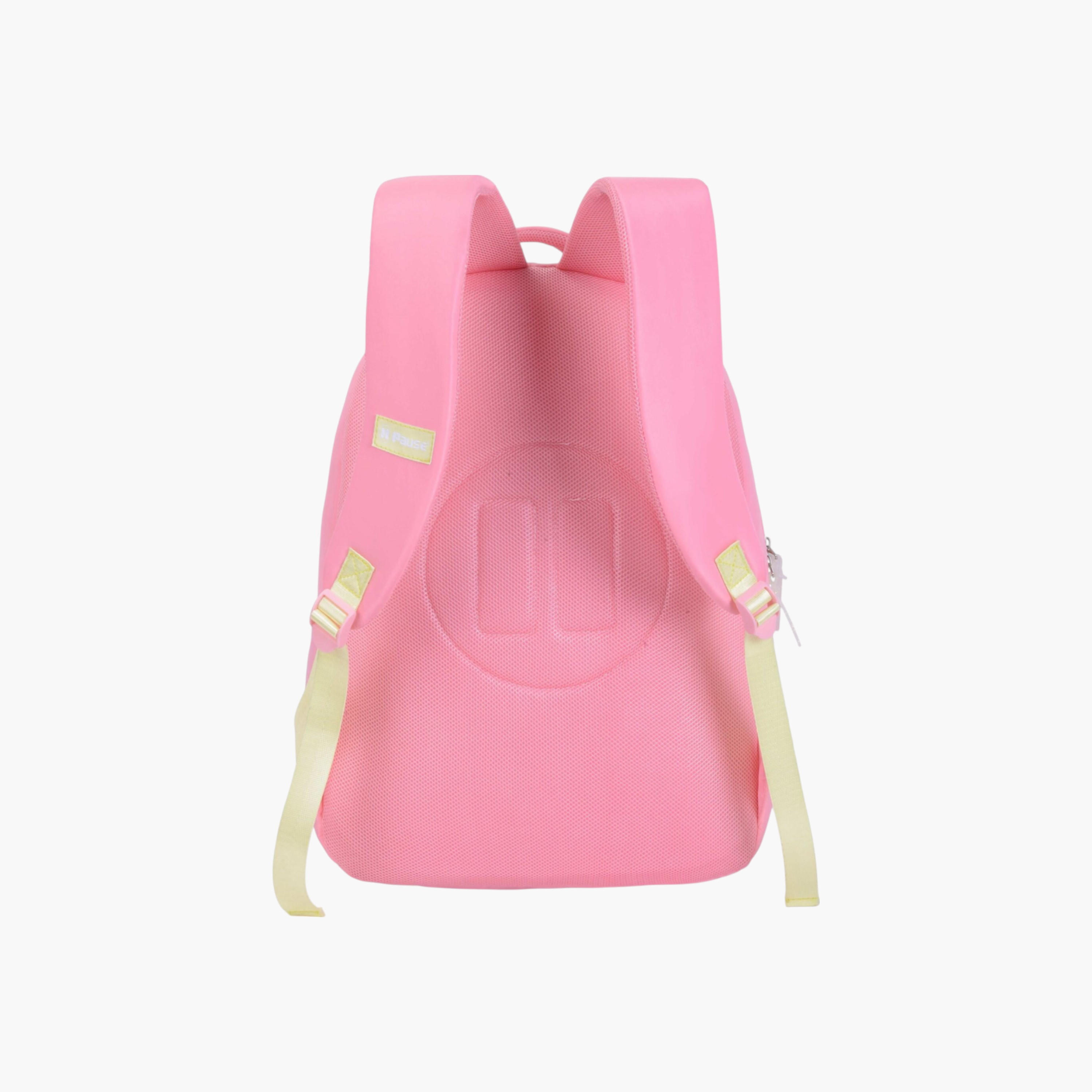 PAUSE Printed Backpack with Adjustable Straps and Zip Closure - 6x12x21 cms-school-bagsandbackpacks-backpacks-image-4