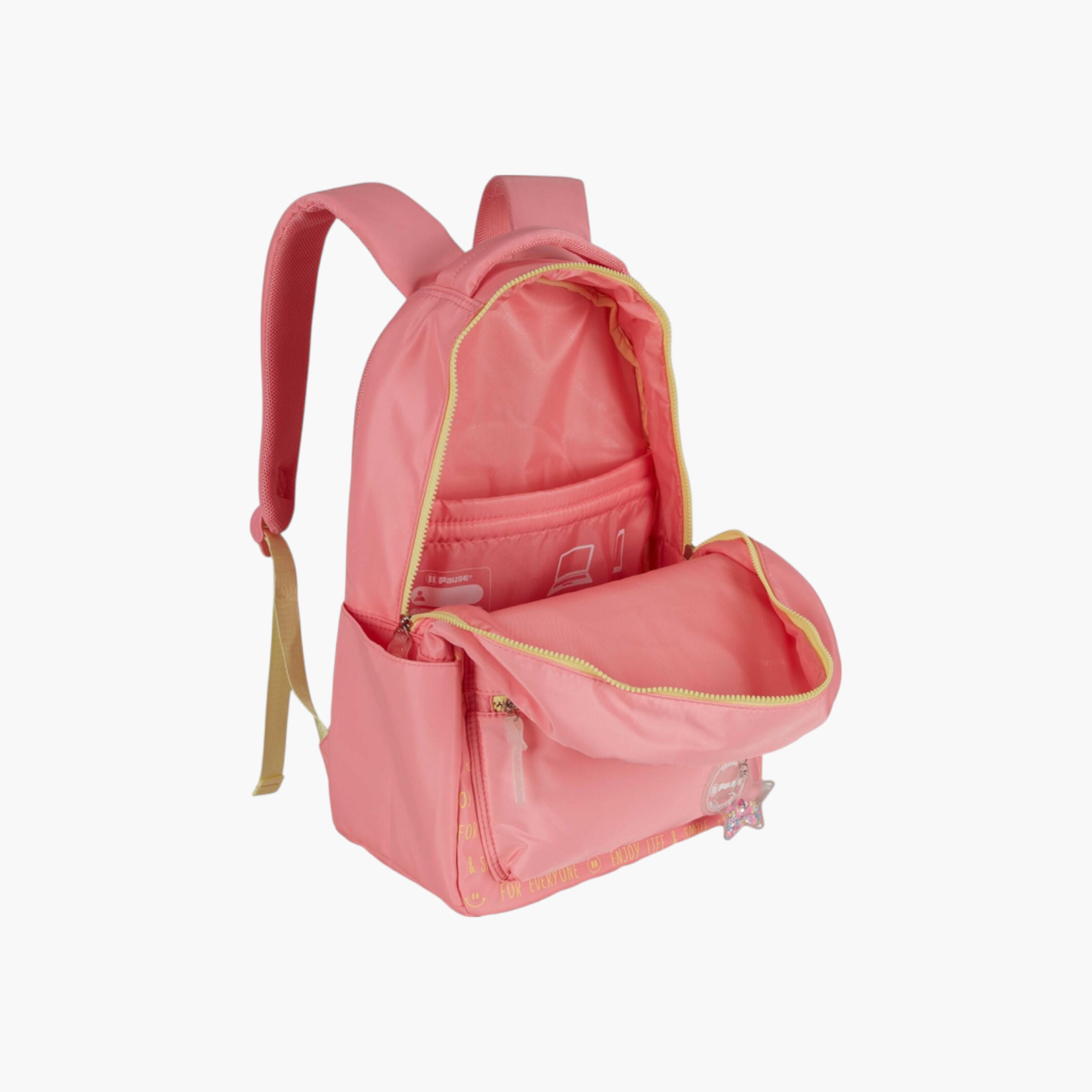 PAUSE Printed Backpack with Adjustable Shoulder Straps - 12x21 cms-school-bagsandbackpacks-backpacks-image-3