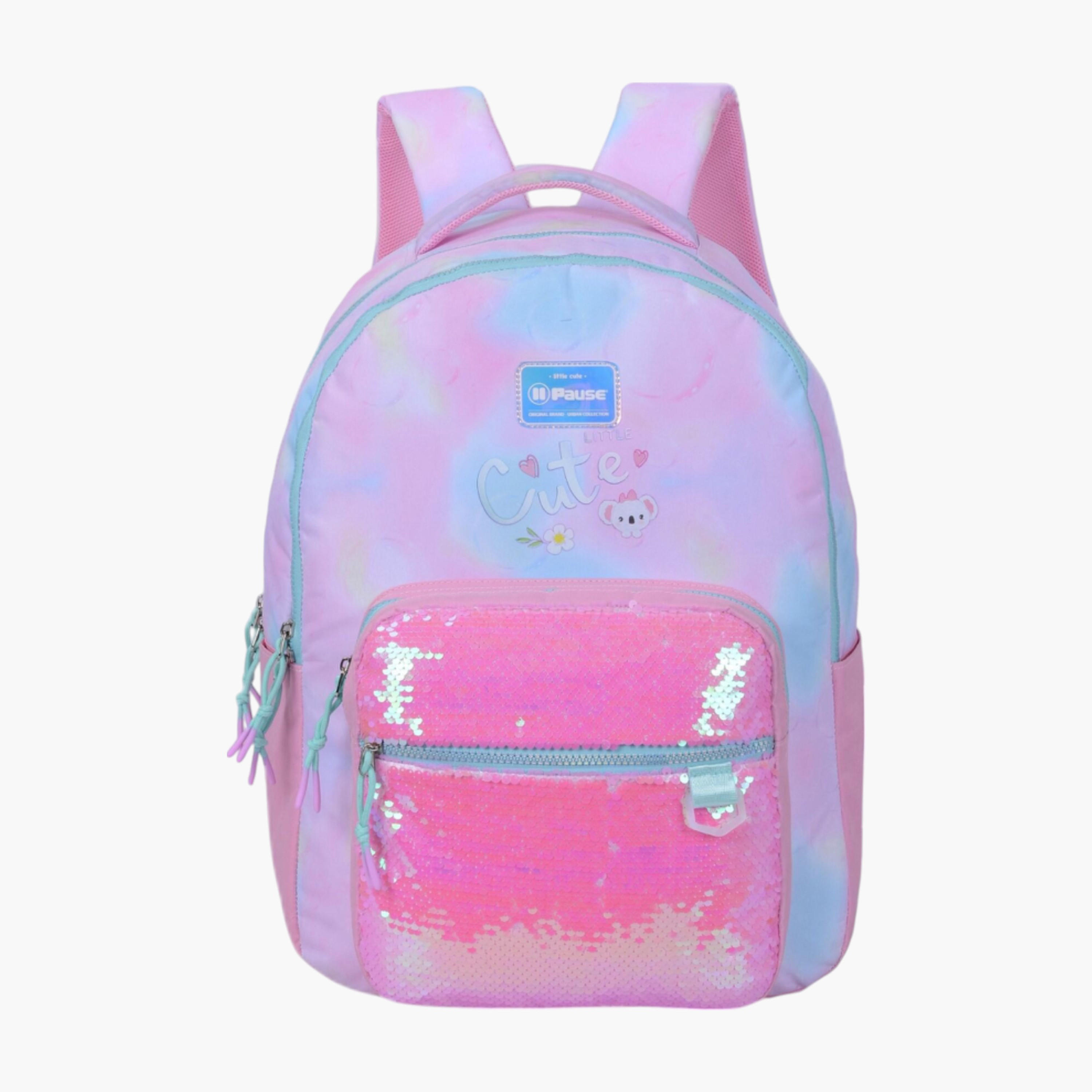 شنطة ظهر بحمالات كتف قابلة للتعديل وطبعات من بوز - 12x21سم-school-bagsandbackpacks-backpacks-image-1