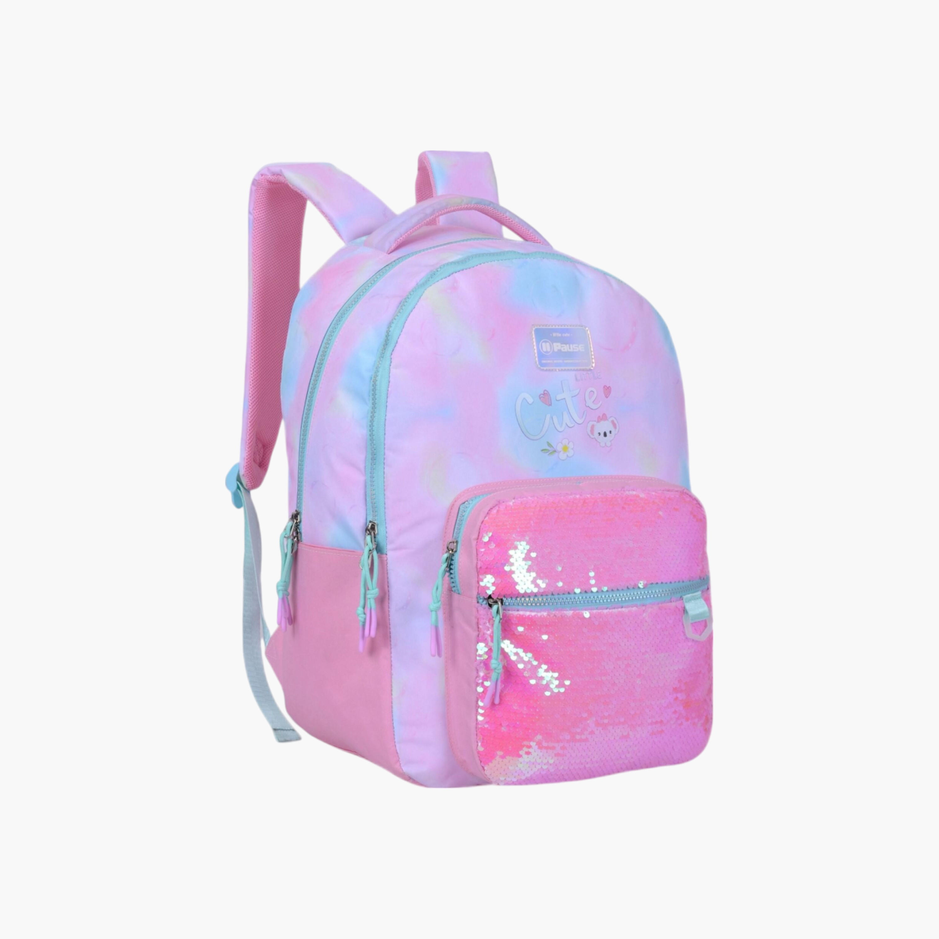 PAUSE Printed Backpack with Adjustable Shoulder Straps - 12x21 cms-school-bagsandbackpacks-backpacks-image-3