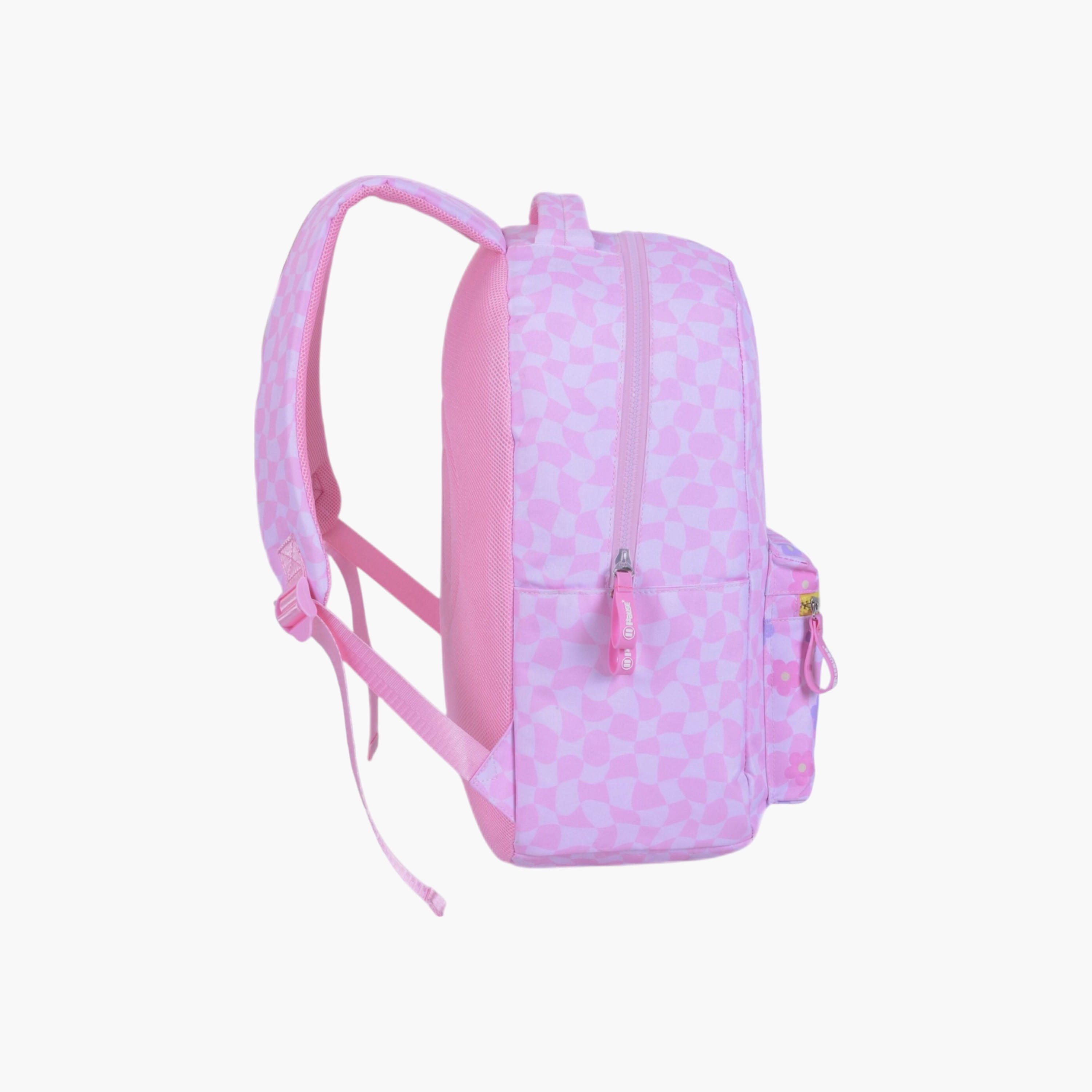 PAUSE Printed Backpack with Adjustable Straps and Zip Closure - 6x12x21 cms-school-bagsandbackpacks-backpacks-image-4